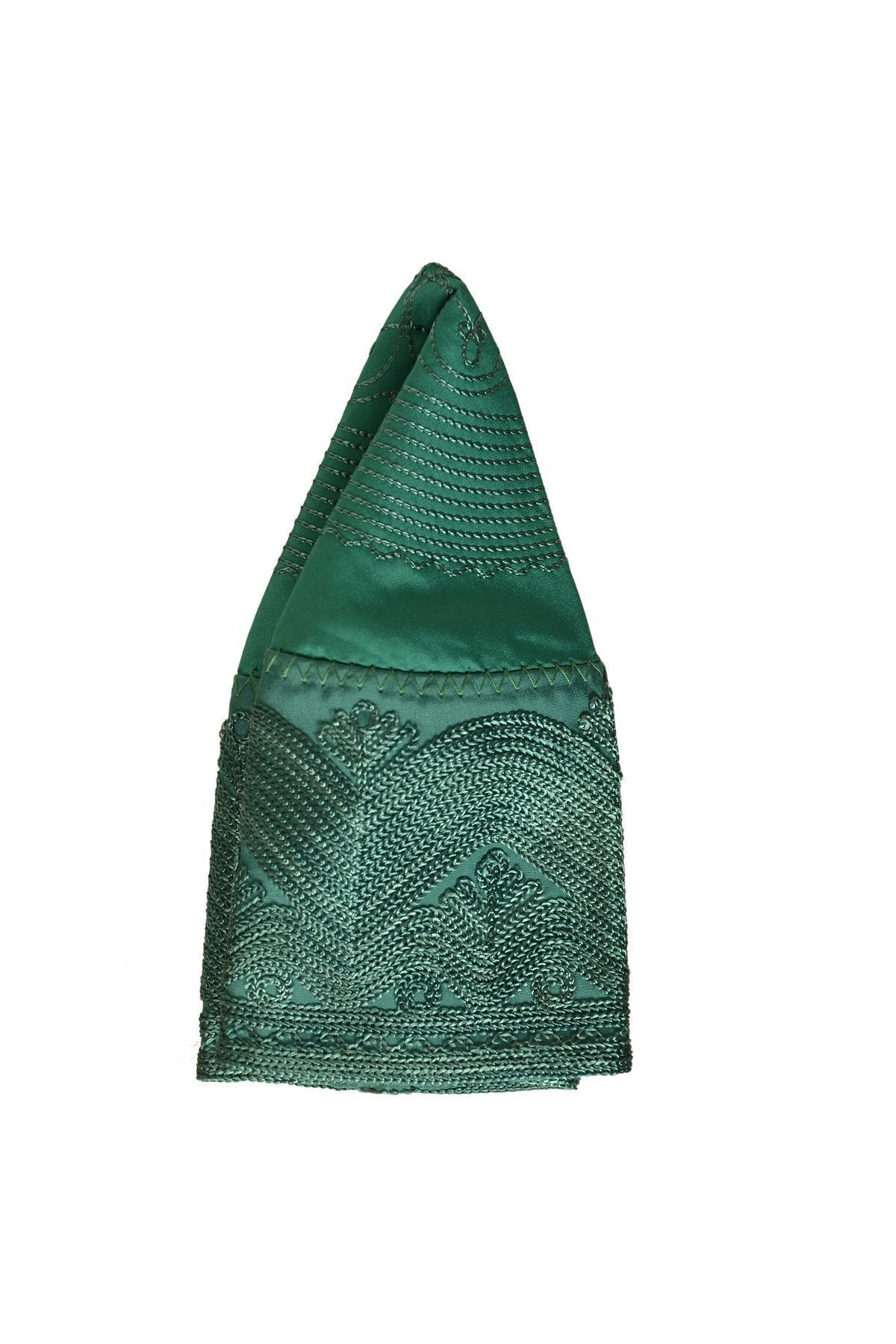 şahinbak-Skullcap, Embroidered Skullcap, Foldable Skullcap, Tophead Skullcap, Fres, Switch, Green Skullcap, (T134) 2