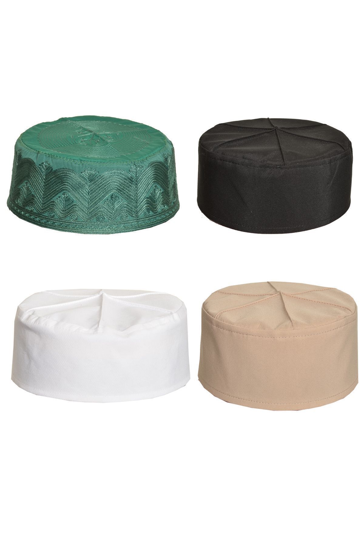 şahinbak-Skullcap, Embroidered Skullcap, Foldable Skullcap, Tophead Skullcap, Fres, Switch, Green Skullcap, (T134) 3