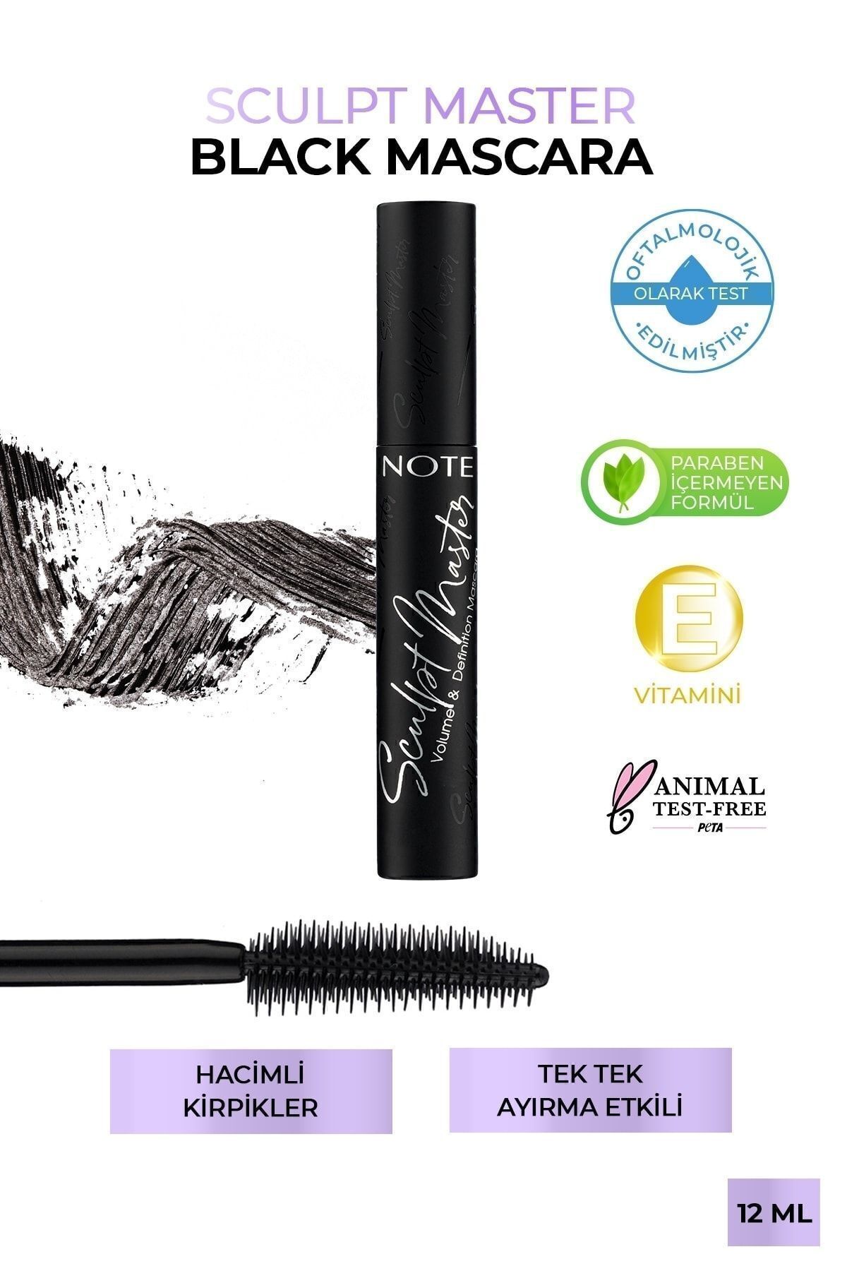 NOTE-Sculpt Master Mascara - Single Separation Effect - Dl 1