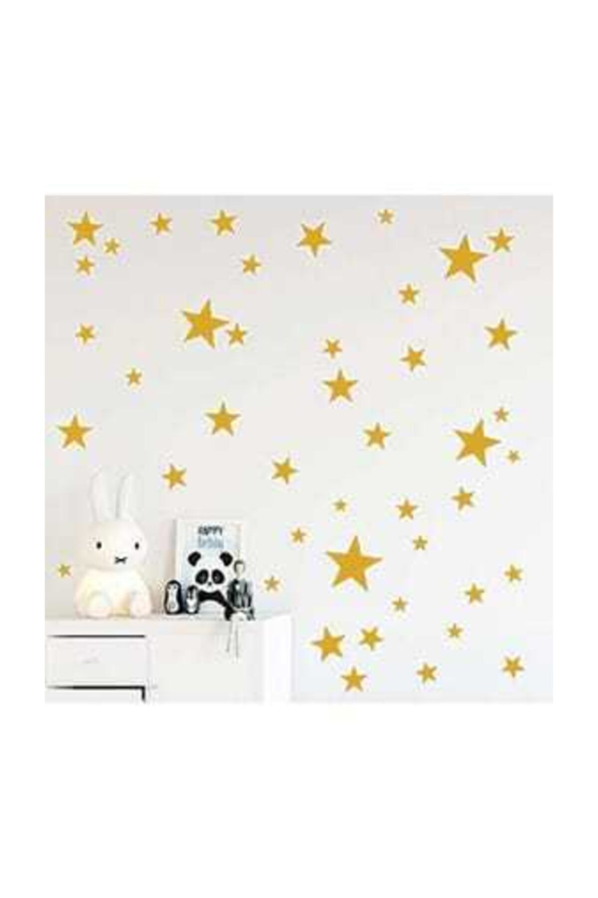 Yıldız Duvar Sticker 3-4-5 cm 100 Adet