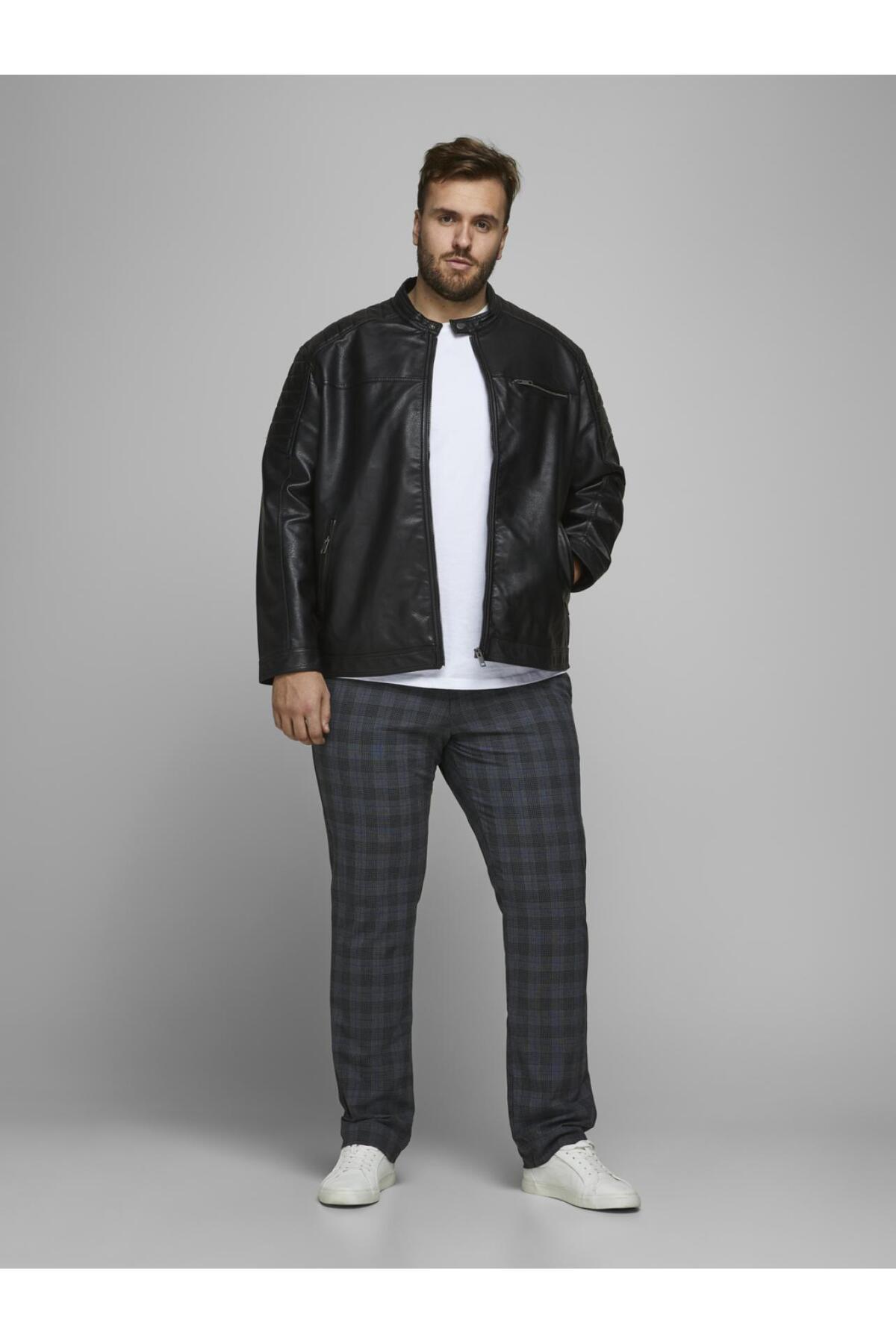 کاپشن جک اند جونز مردانه پارچه مشکی  راسته Straight/استریج      | Jack & Jones 2KEMNBS33102SIY TR - تصویر 3