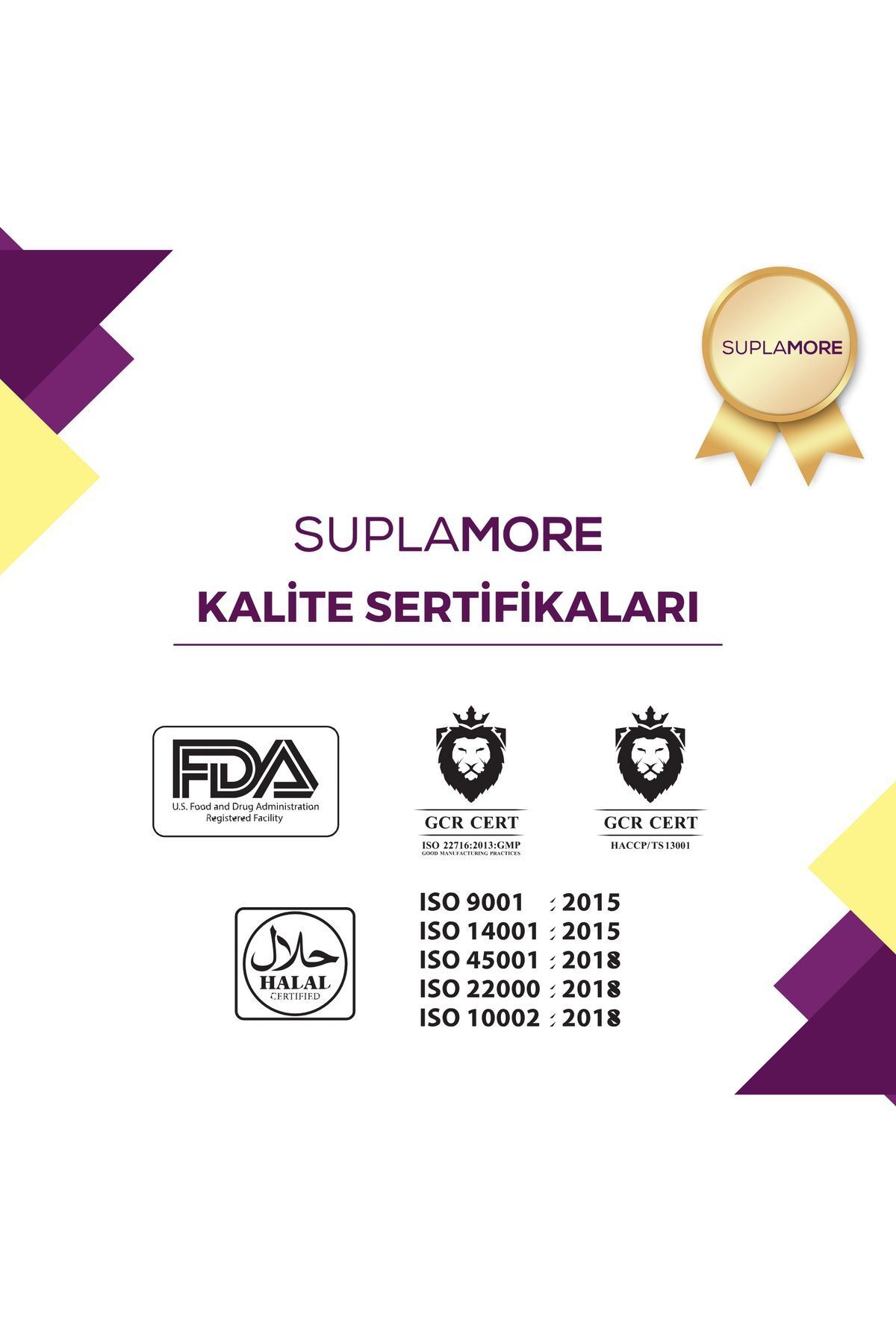 Suplamore-Collagen Multi Collagen and Elastin - Hydrolyzed Type1, Type2, Type3 - 90 Tablets x2 7