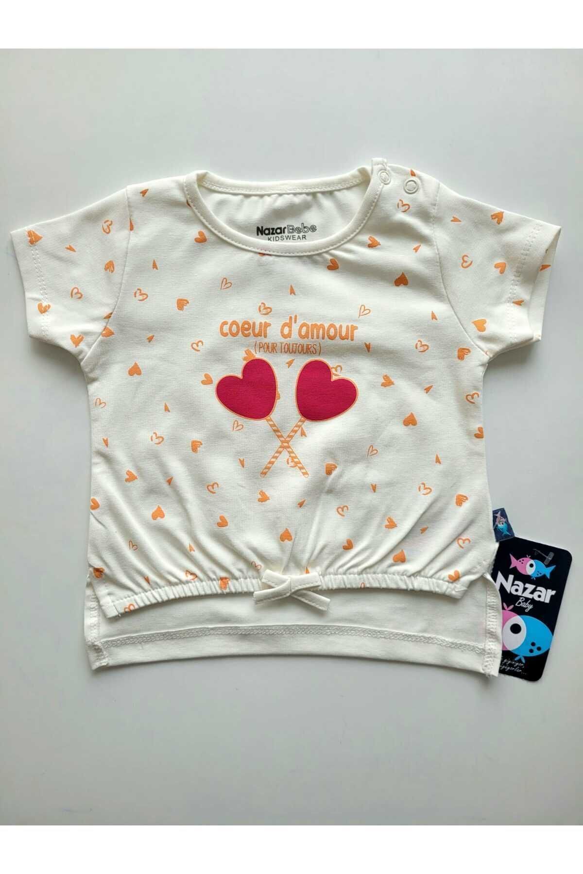 ست نوزادی دخترانه نارنجی Nazar Bebe | 24311 اورجینال - تصویر 3