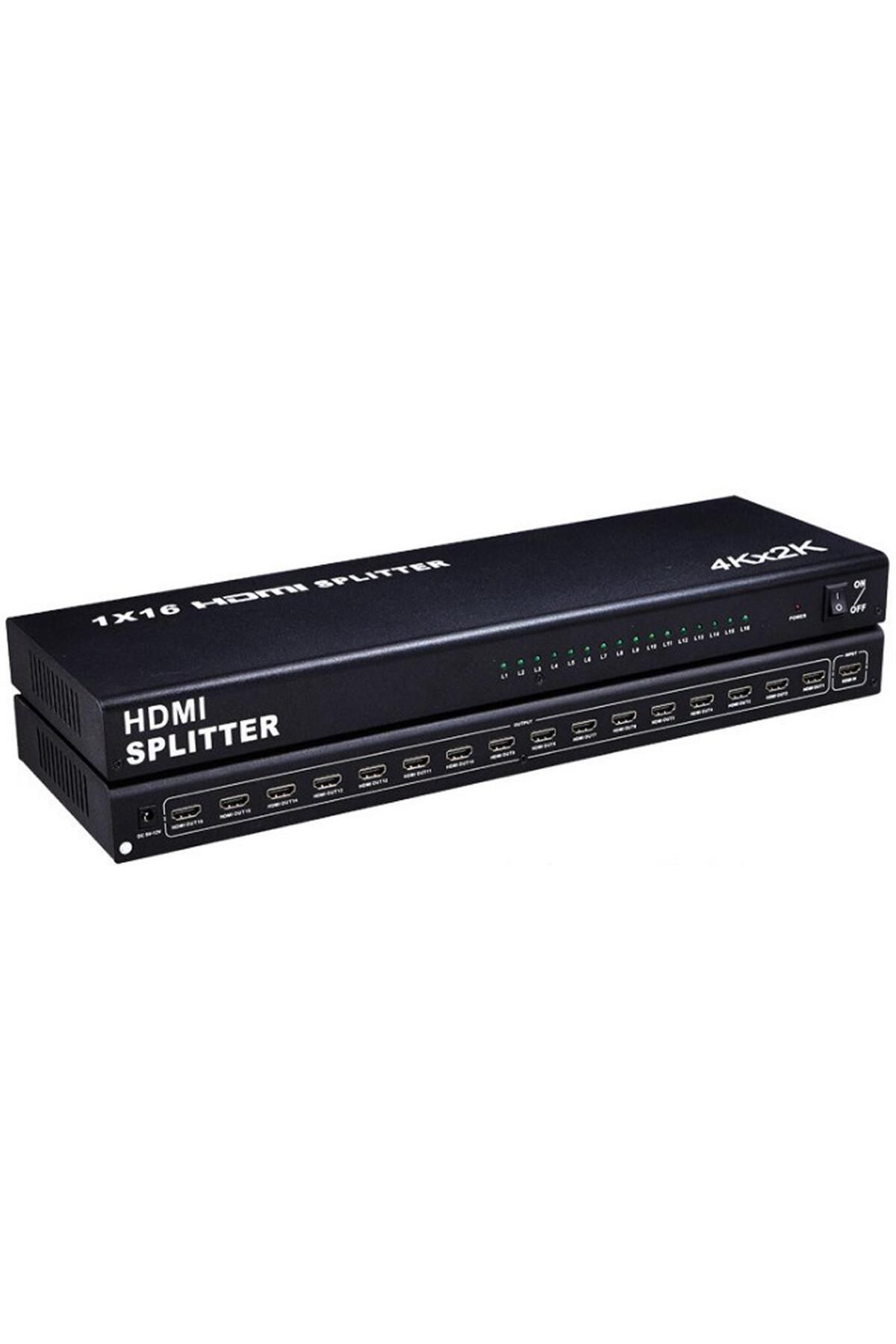 Gplus 4k116 16 Port Hdmı Splitter 4k Ultra Hd Görüntü Çoklayıcı