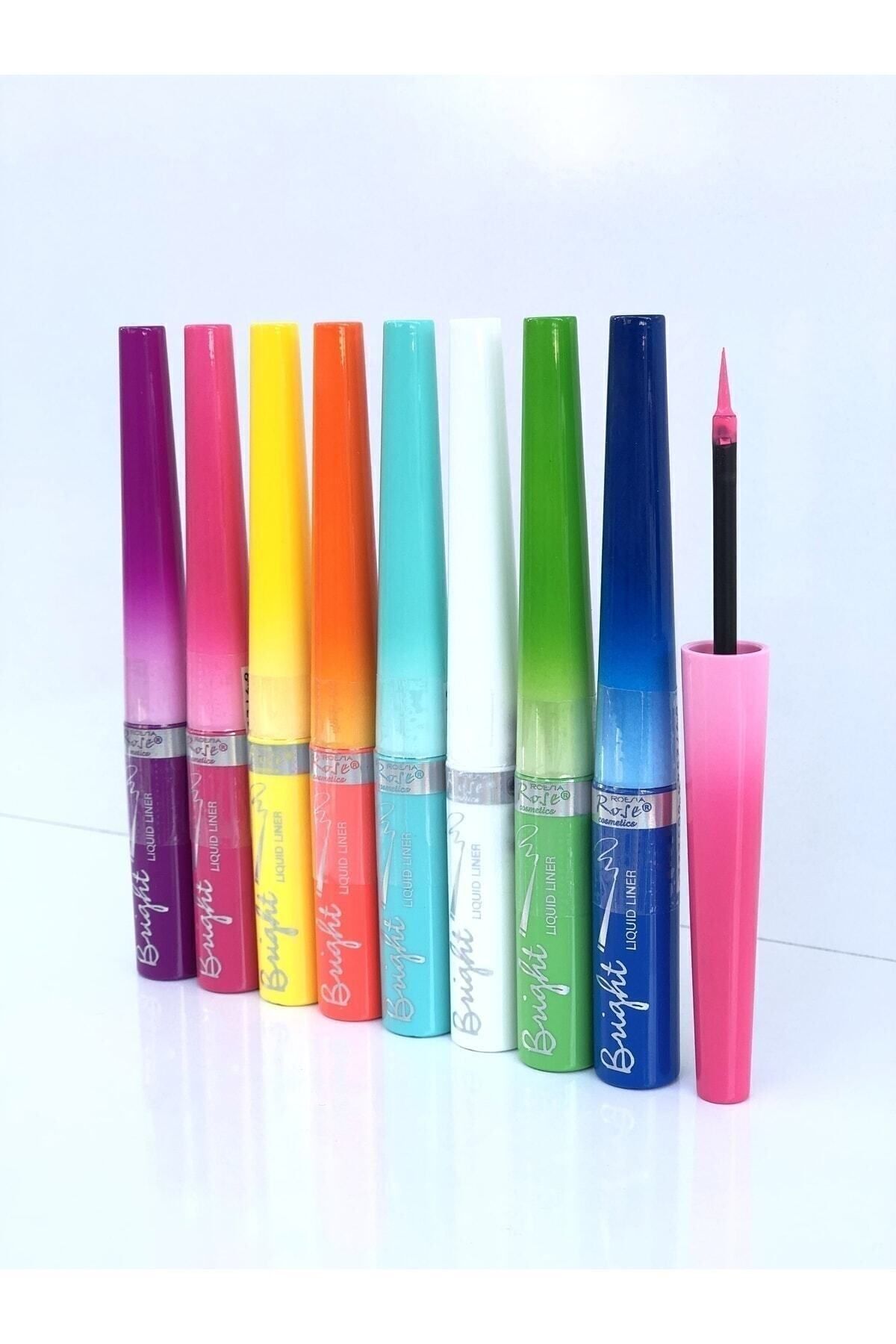 Rose 8'li Renkli Eyeliner - 8 Color Eyeliner