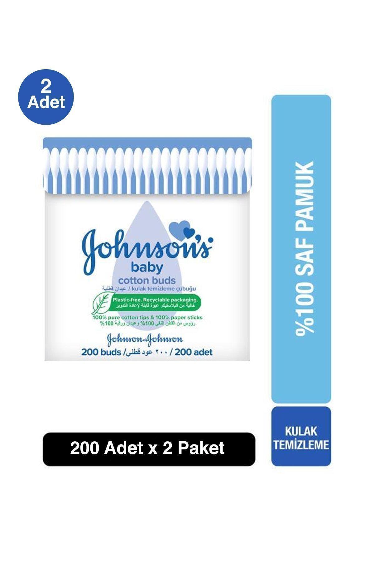 Johnson's Kulak Temizleme Çubuğu 200lü X2