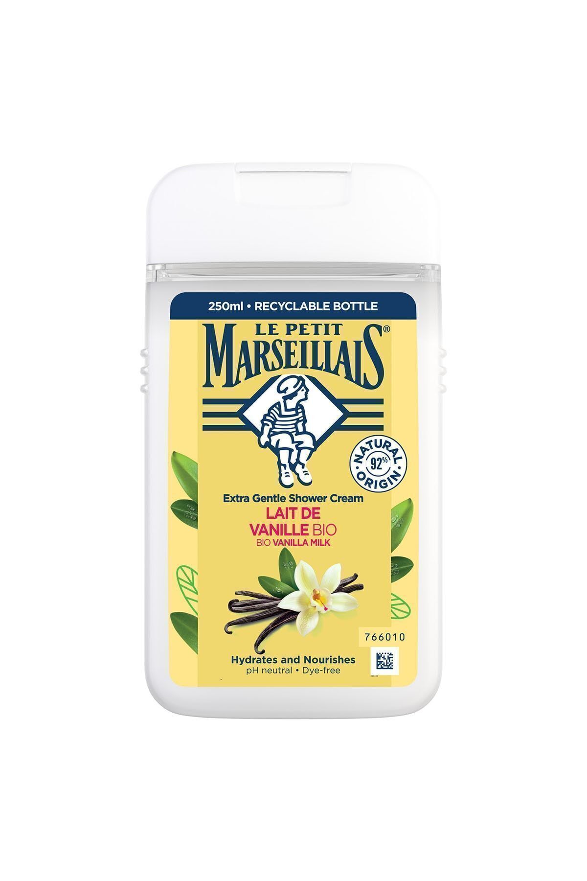 ژل دوش شیر وانیلی 250 میلی لیتر Le Petit Marseillais