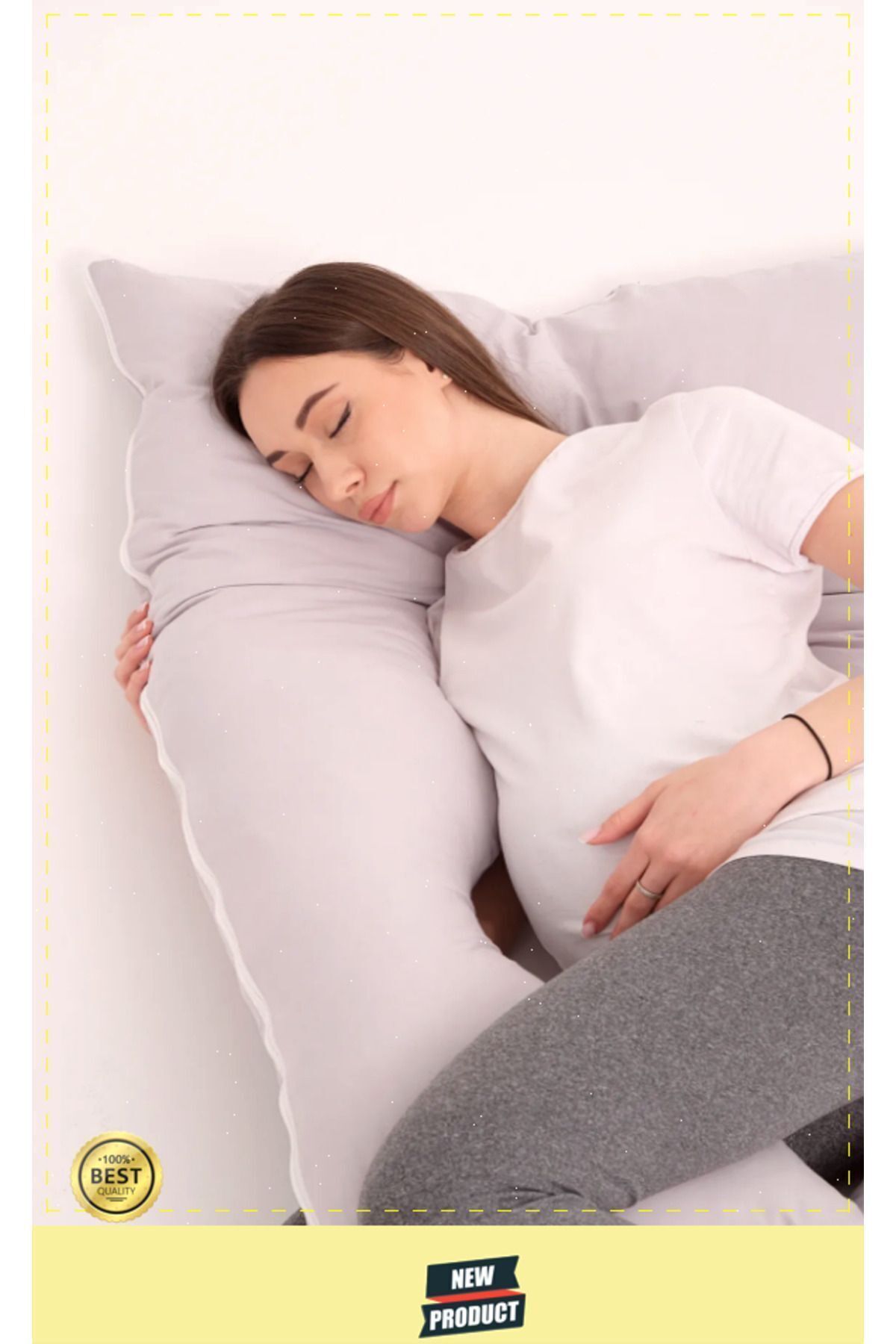 OMZ Hamile Yastığı, Hamile Uyku Yastığı, Hamile Oturma Destek Minderi fotoğrafı 4 (önizleme)