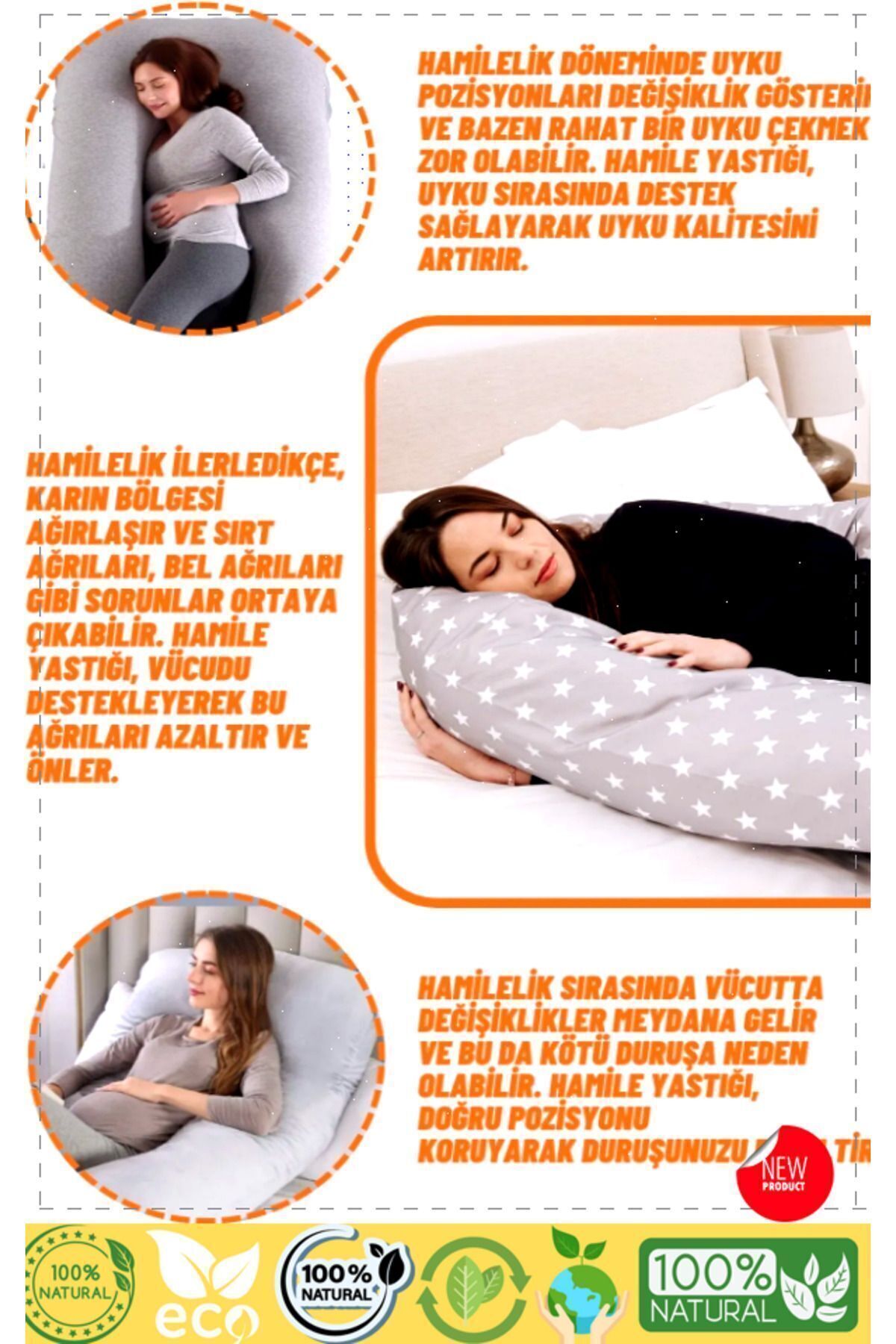 OMZ Bacak Arası Hamile Yastığı Hamile Uyku Yastıgi Hamile Yastıgi Hamile Destek Yastigi fotoğrafı 2 (önizleme)