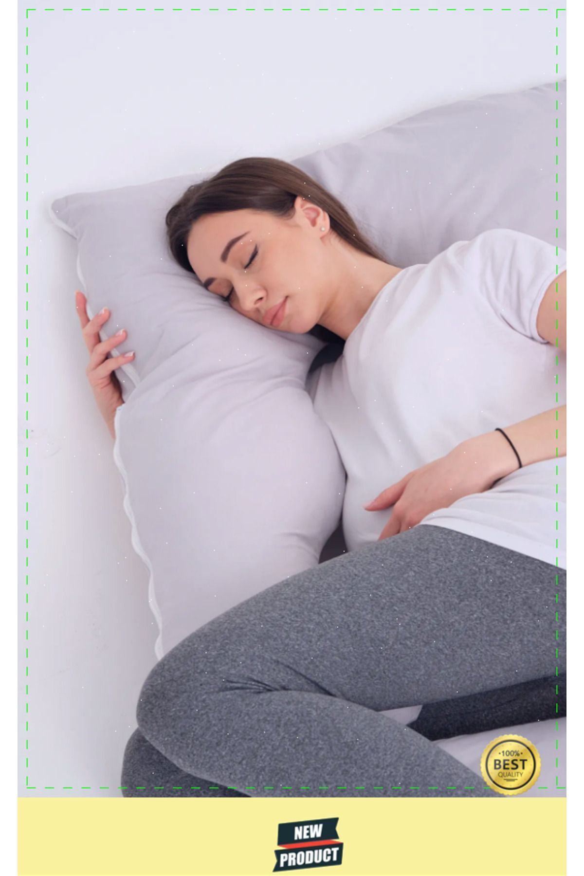 OMZ Hamile Yastığı Destekli Uyku Emzirme Minderi Gebelik Minder Ve Hamilelik Yatak fotoğrafı 4 (önizleme)