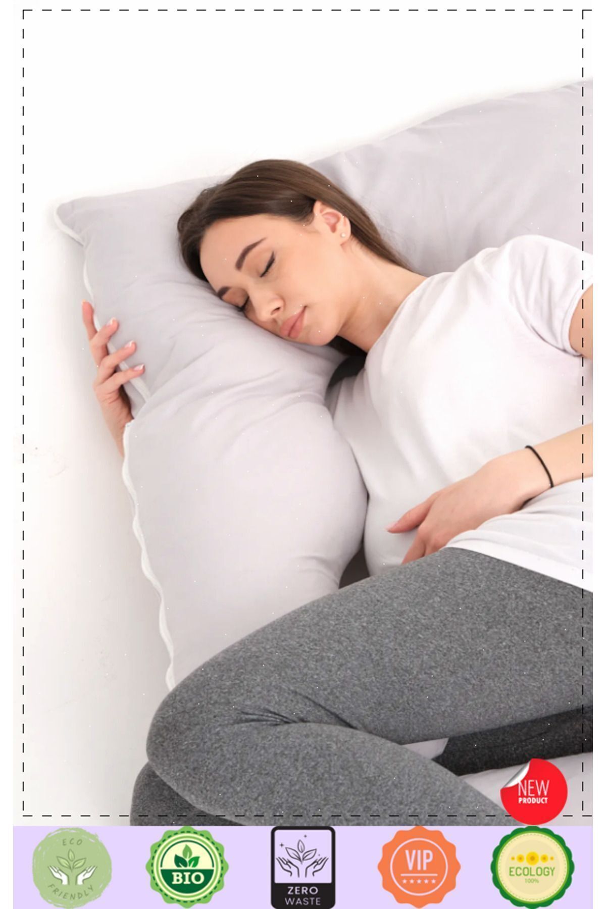 OMZ Çok Amaçlı Hamile Yastığı Bel Yastığı Bacak Yastığı Hamile Uyku Yastıgi Hamile Yastıgi fotoğrafı 4 (önizleme)