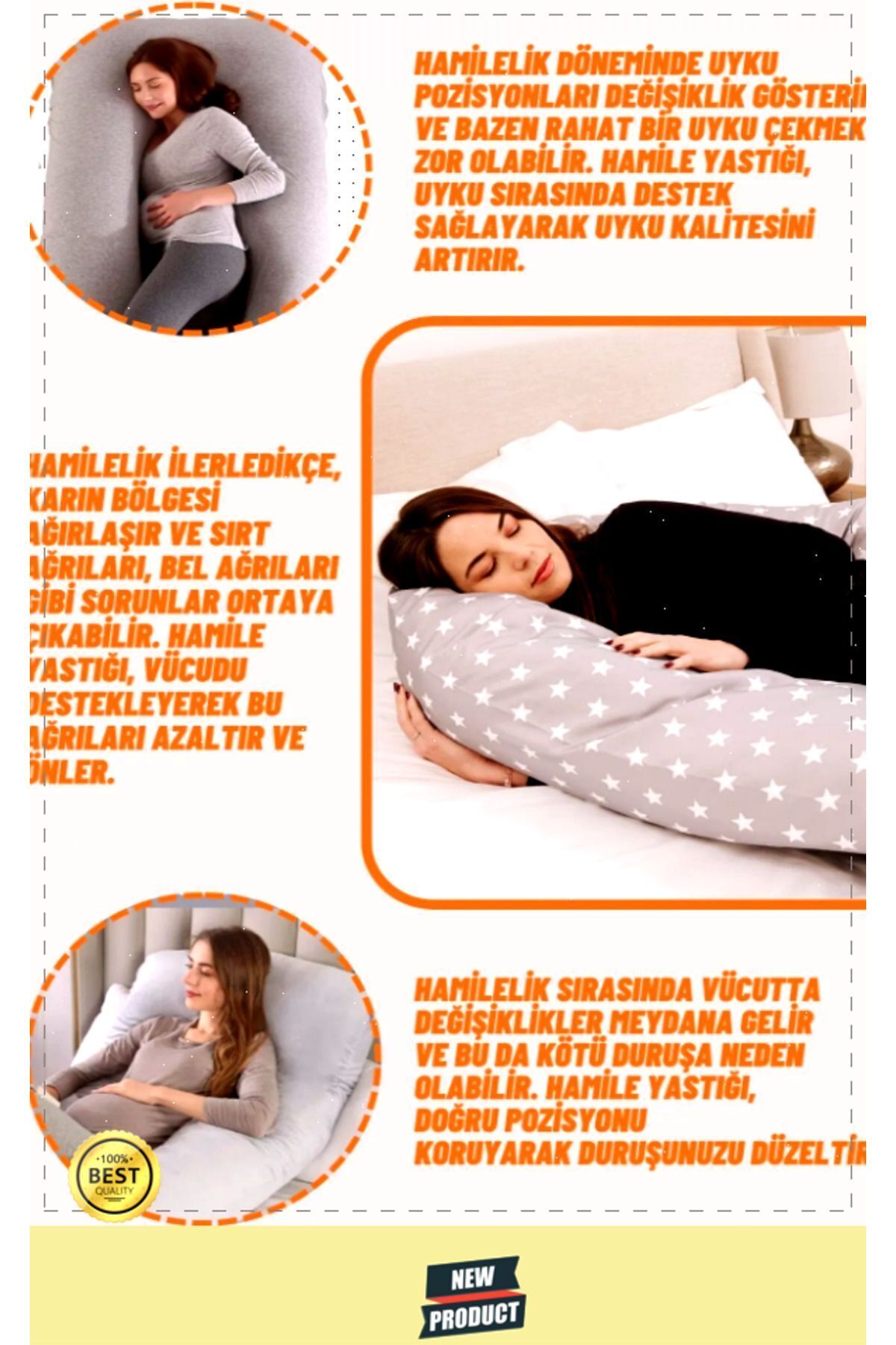 OMZ Hamile Yastığı Çok Kullanışlı Ortopedik Büyük Şekilli Vücut Yastığı fotoğrafı 2 (önizleme)