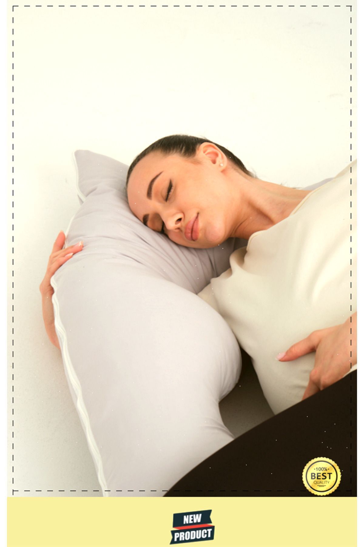 Genel Markalar Ortopedik  Bacak Arası Boyun Ve Karın Destekli Hamile Yastığı Hamile Uyku Yastığı Hamilelik Yastık fotoğrafı 5 (önizleme)