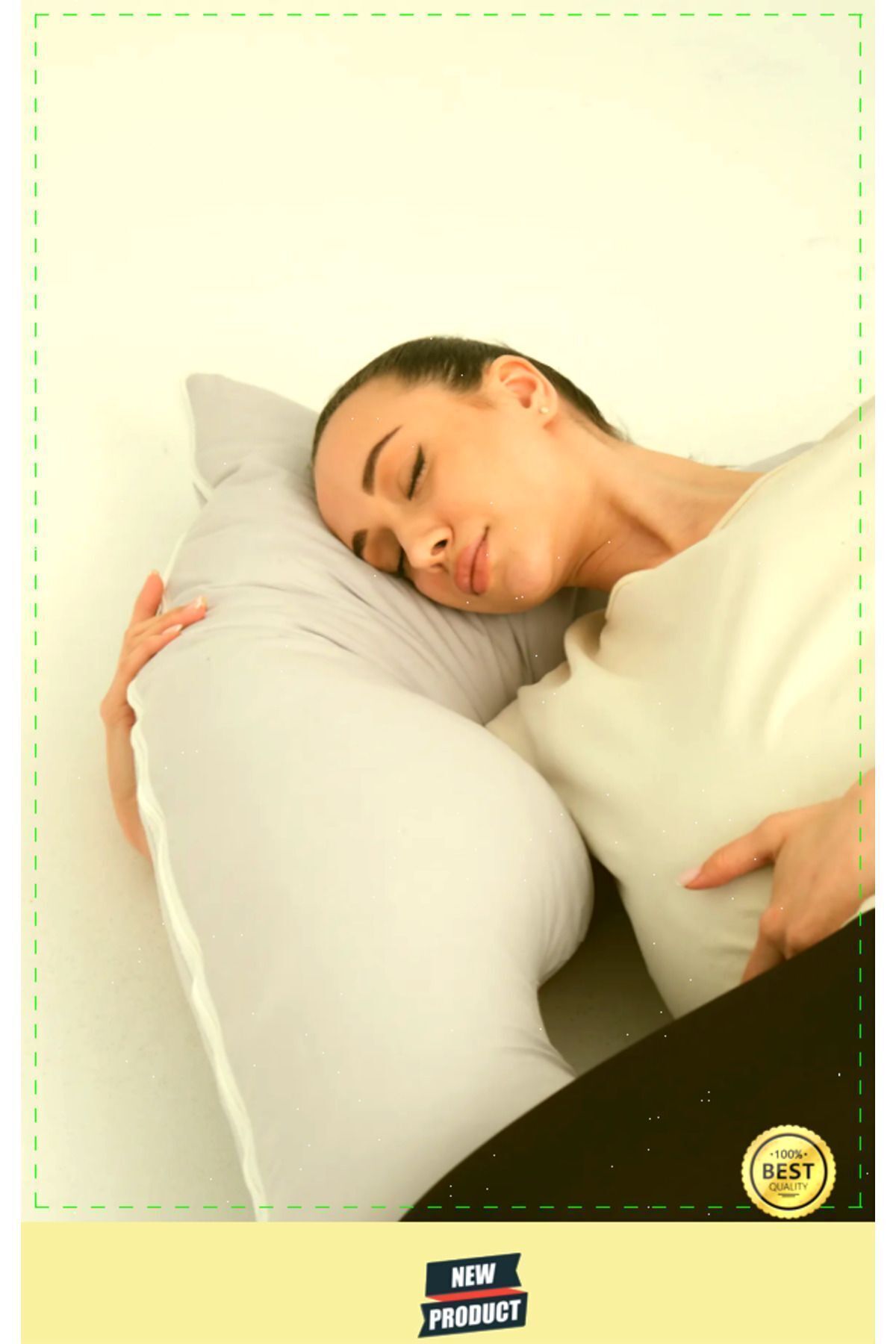 OMZ Hamile Yastığı, Hamile Uyku Yastığı, Hamile Oturma Destek Minderi fotoğrafı 5 (önizleme)