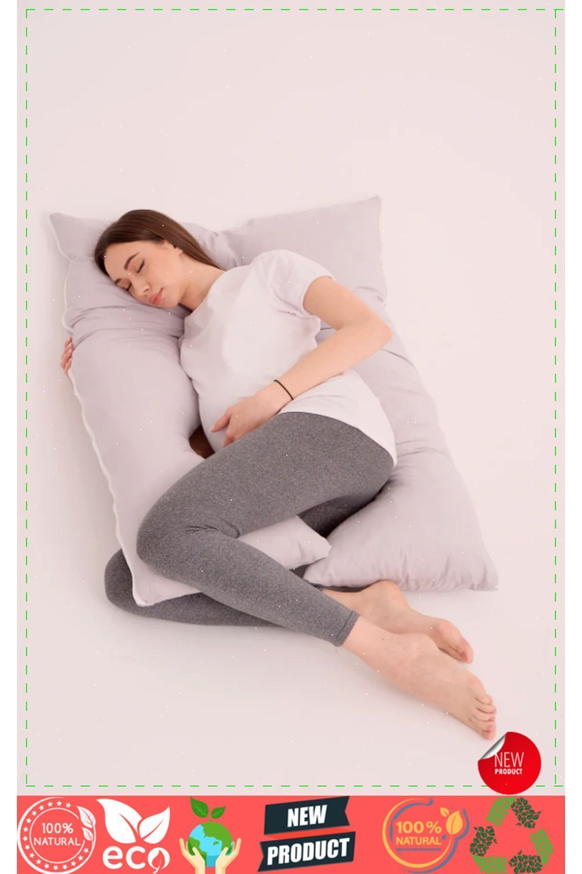 OMZ Bacak Arası Hamile Yastığı Hamile Uyku Yastıgi Hamile Yastıgi Hamile Destek Yastigi fotoğrafı 3 (önizleme)