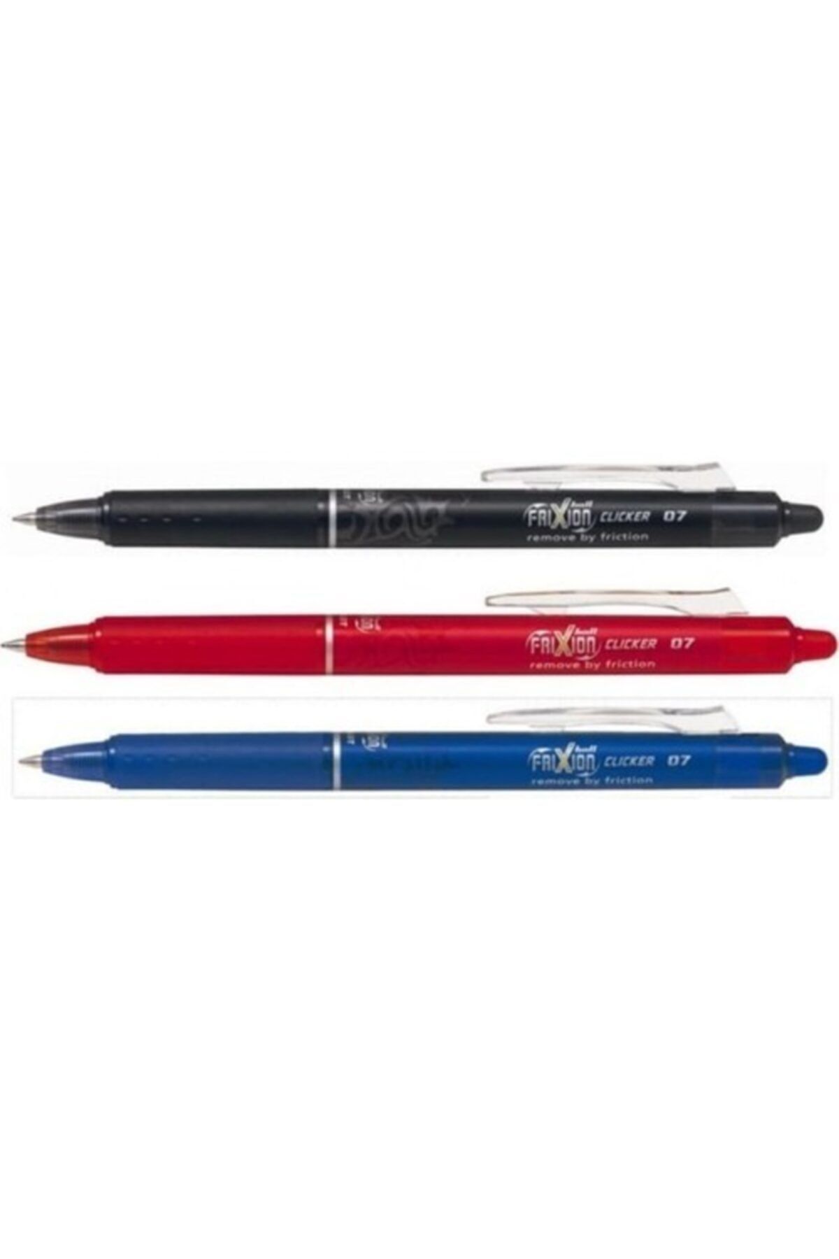 Pilot Frixion Ball Clicker Silinebilir Roller Kalem 0.7 Mm 3'lü
