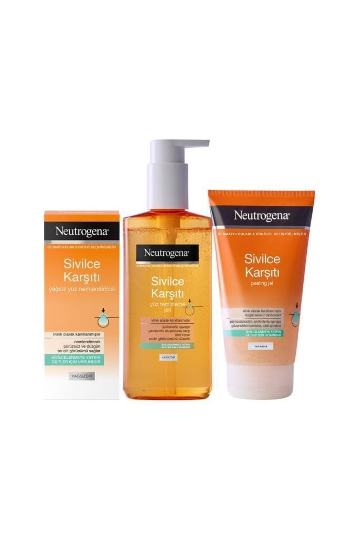 ست مراقبت از پوست سالیسیلیک اسید ضد آکنه PKTSLSLKBKMSET Neutrogena