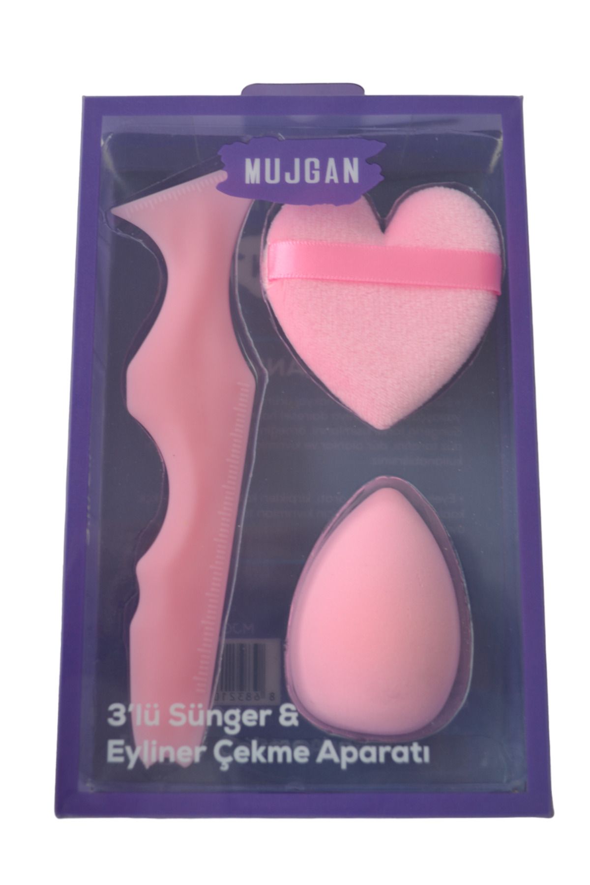 ست دستگاه خط چشم اسفنجی آرایش 3 عددی MUJGAN