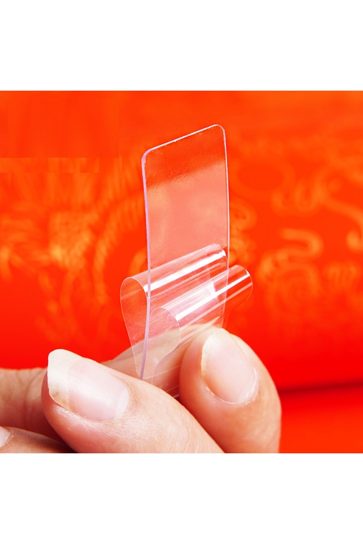 EFNLUX-60 Pieces Boxed Multi-Purpose Double Sided Transparent Tape 1 cm X 4 cm 2