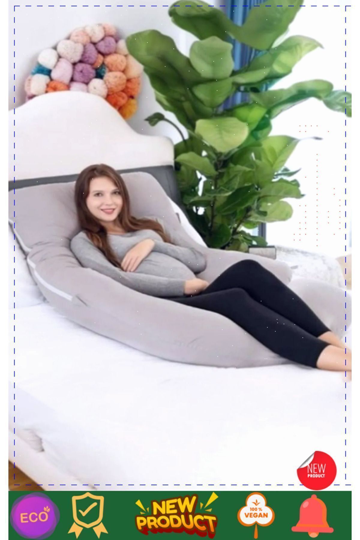 OMZ Ortopedik Hamile Destek Yastığı Hamile Uyku Yastıgi Hamile Yastıgi Hamile Destek Yastigi fotoğrafı 7 (önizleme)