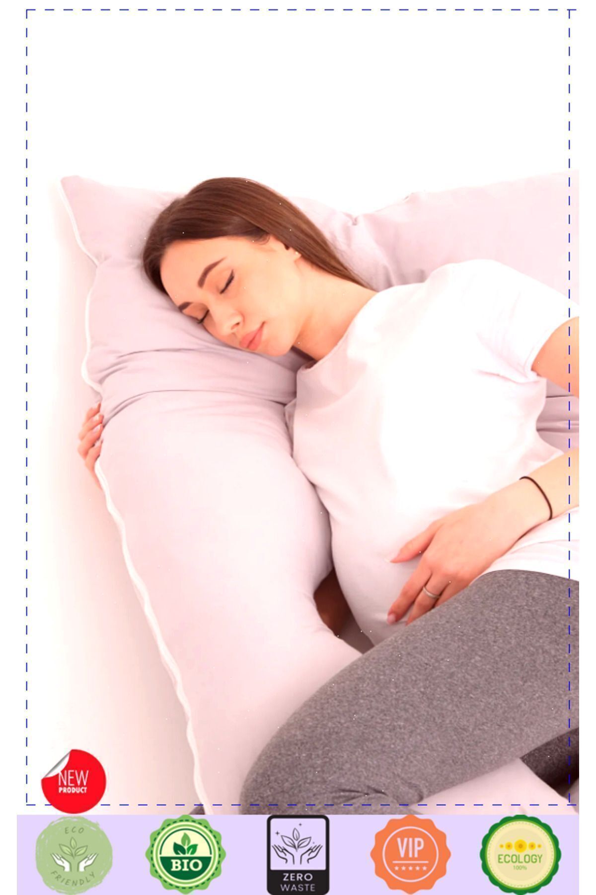 OMZ Ortopedik Hamile Destek Yastığı Hamile Uyku Yastıgi Hamile Yastıgi Hamile Destek Yastigi fotoğrafı 4 (önizleme)