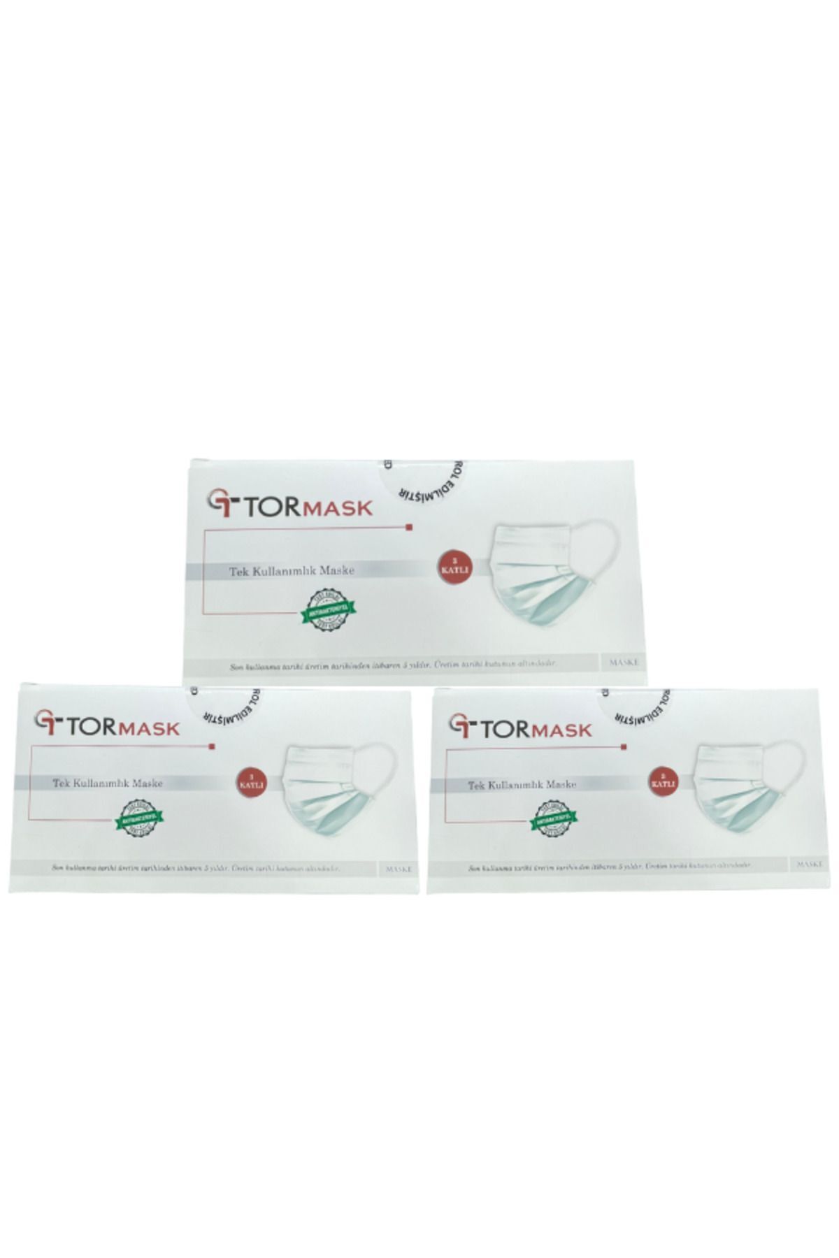 Daima Sağlık-Pack of 5 - Medical Mask with Meltblown, 3 Layers, Nose Clip and Ultrasonic Stitching (50 Pieces) 2