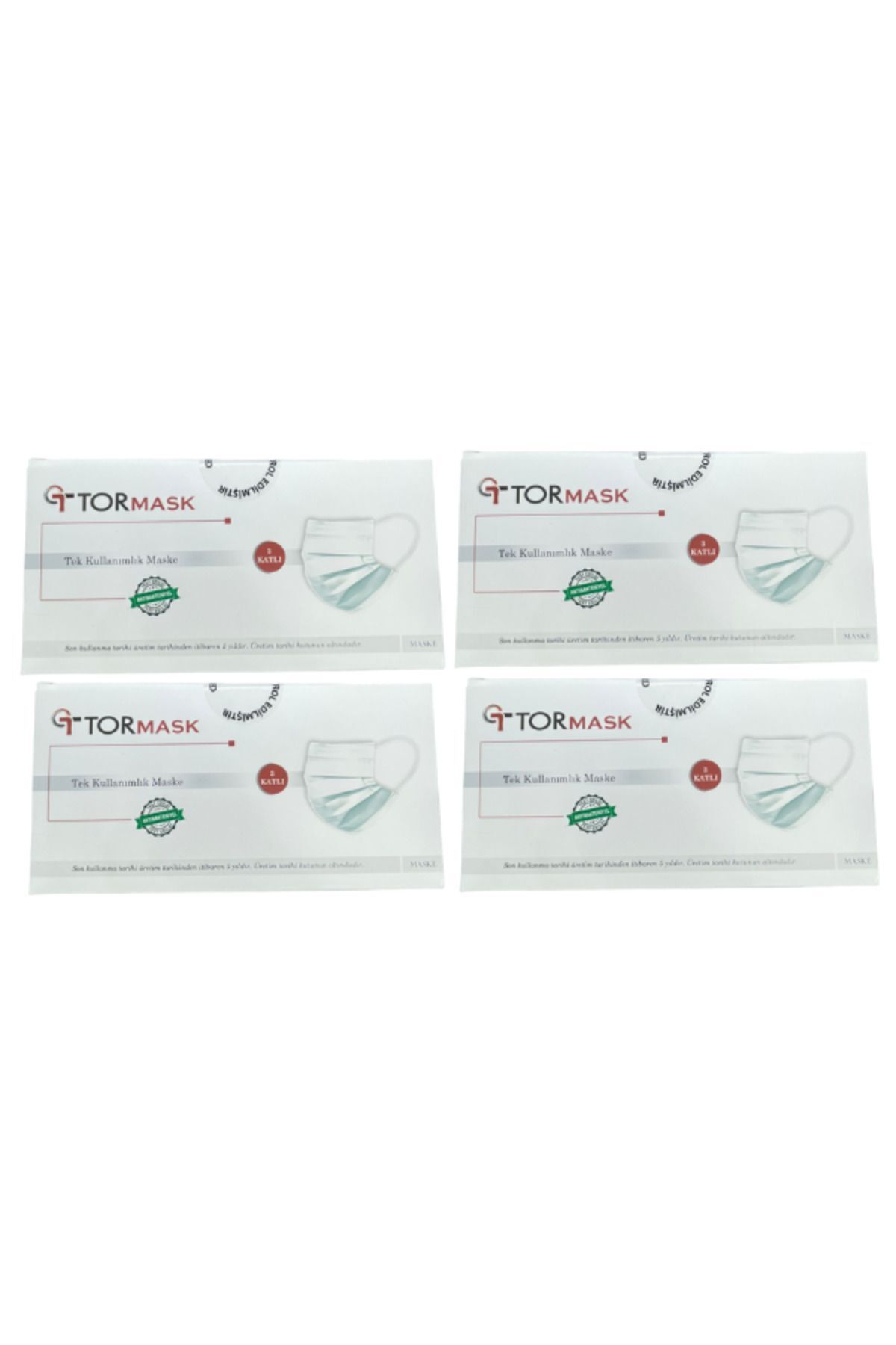 Daima Sağlık-Pack of 5 - Medical Mask with Meltblown, 3 Layers, Nose Clip and Ultrasonic Stitching (50 Pieces) 4