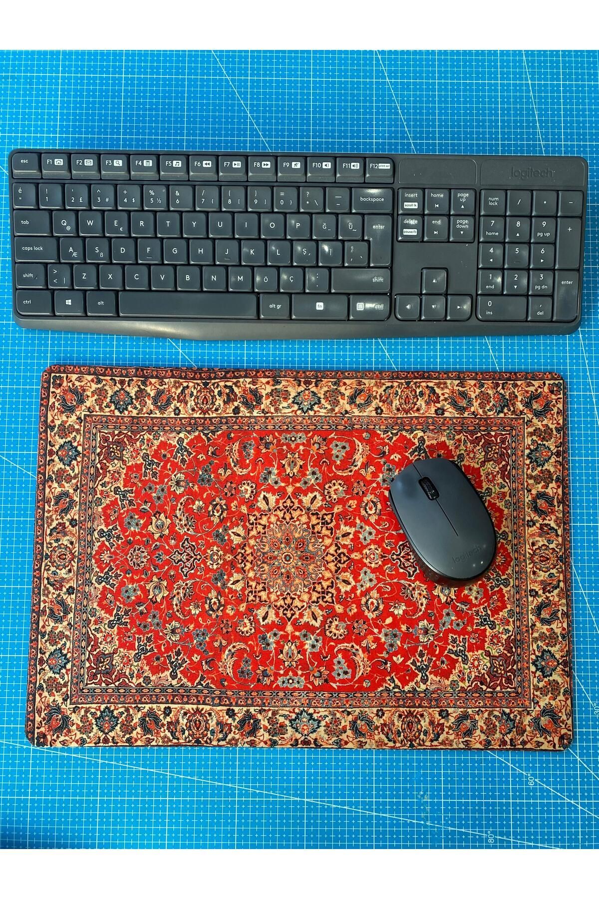 Halı Desen Baskılı 28x40 cm Ölçüsünde Mouse Pad 3