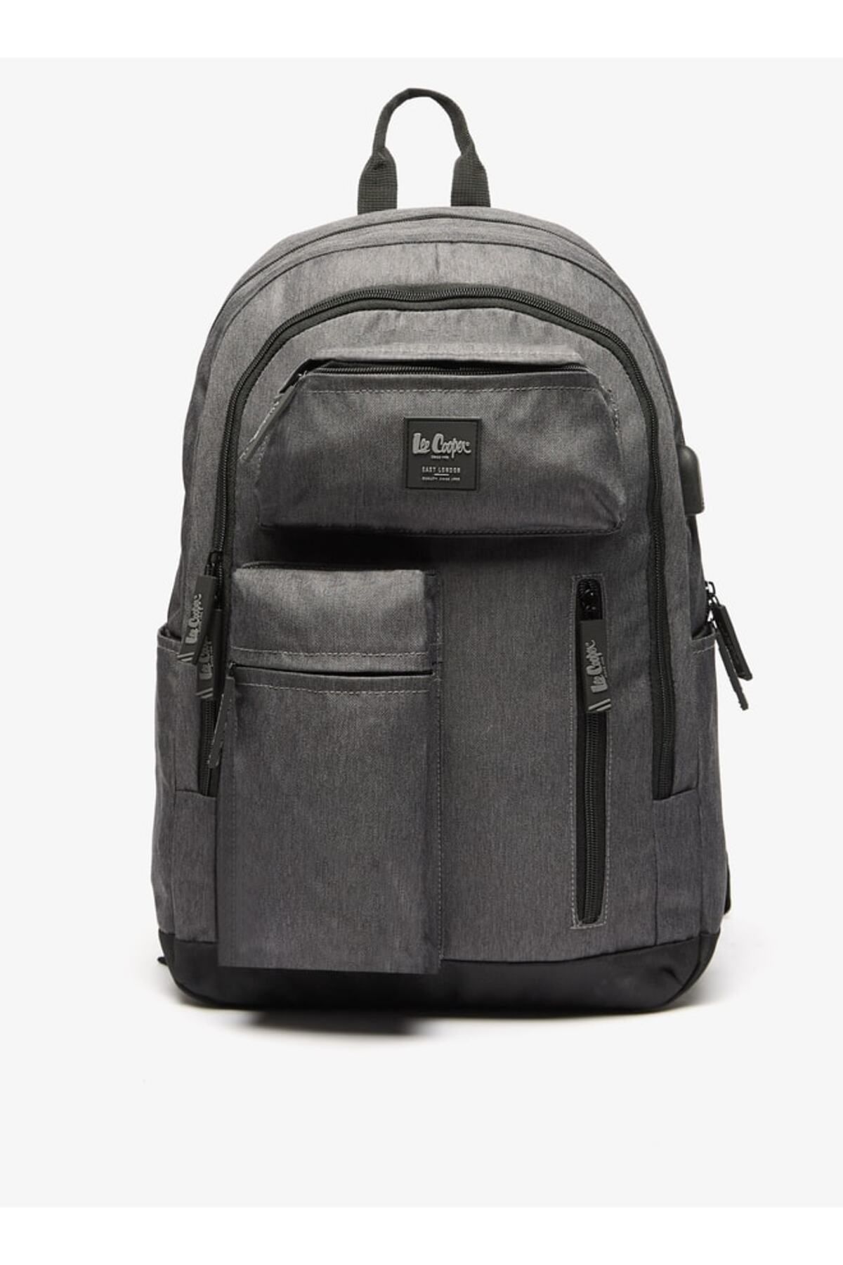 Lee Cooper-حقيبة ظهر متينة بأحزمة قابلة للتعديل وإغلاق بسحاب - 32x15x47 سم 1
