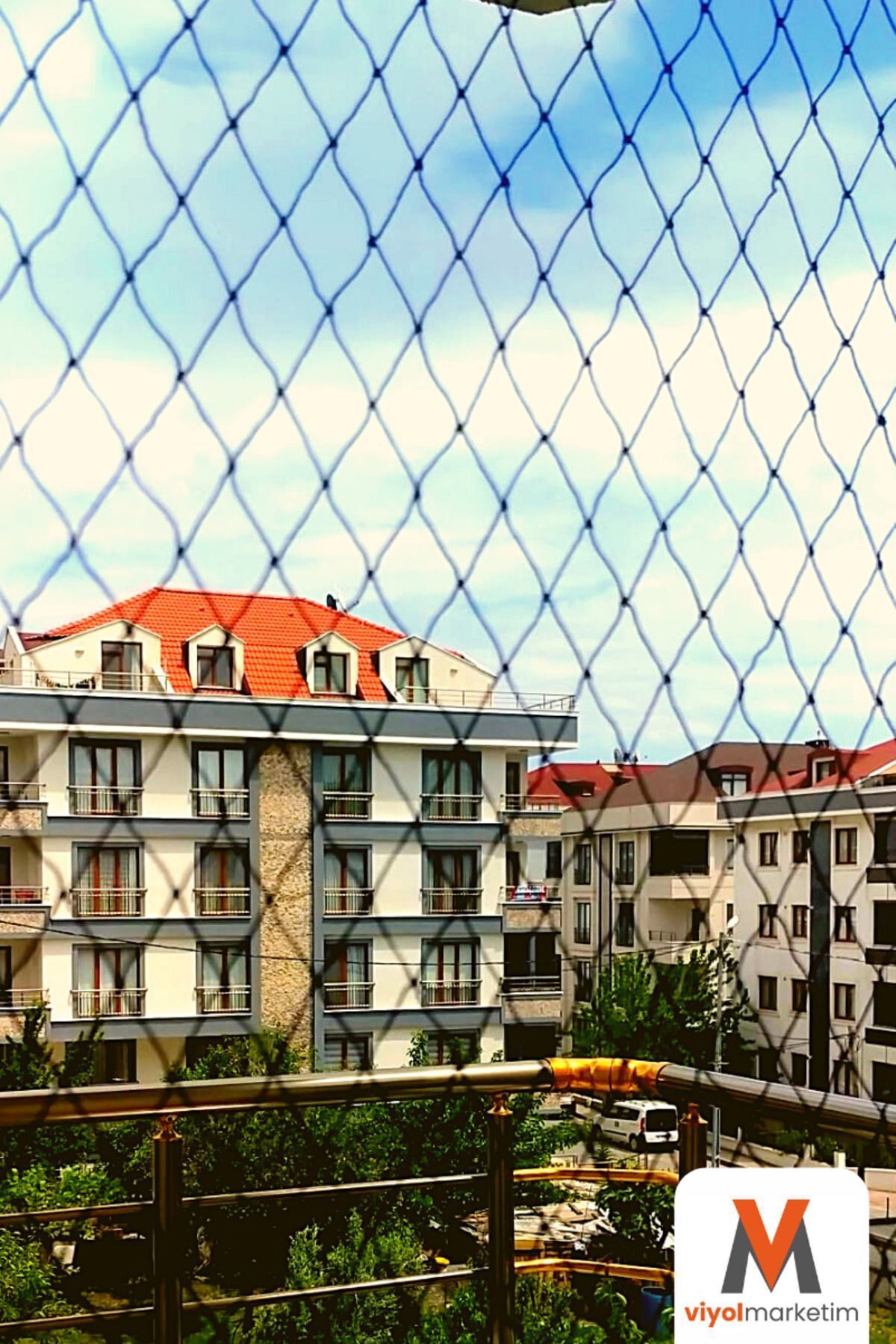 Balkon Filesi 2,5x5 Metre Bahçe Balkon Filesi Kedi Kuş Önleme Güvenlik Ağı Siyah 3