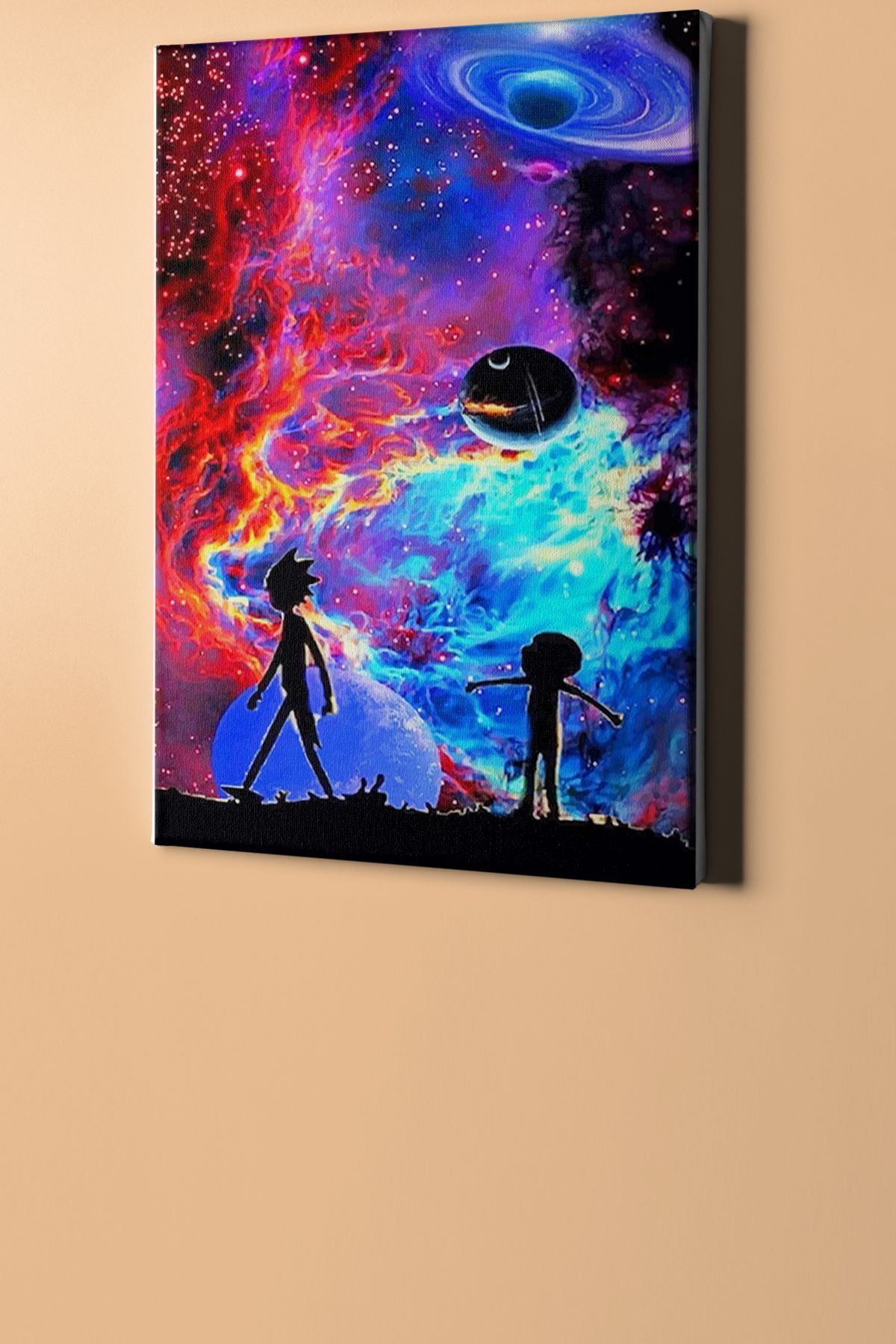 WebStyle-Painting by Numbers Set with Pulley Rick and Morty Galaxy 60 X 75 Cm 2