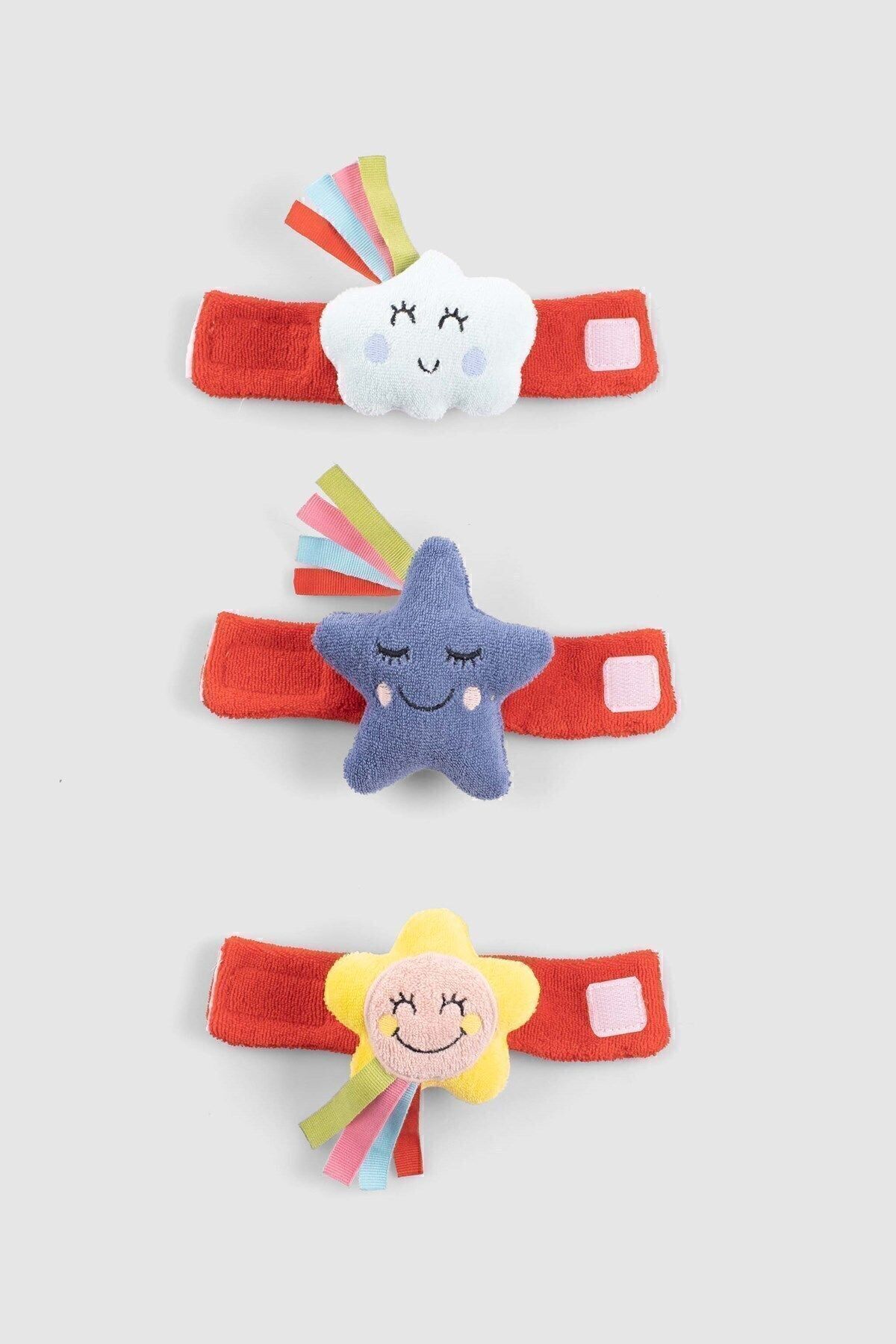 Little Gusto Organik Pamuklu Çıngıraklı Bileklik Seti fotoğrafı 2 (önizleme)