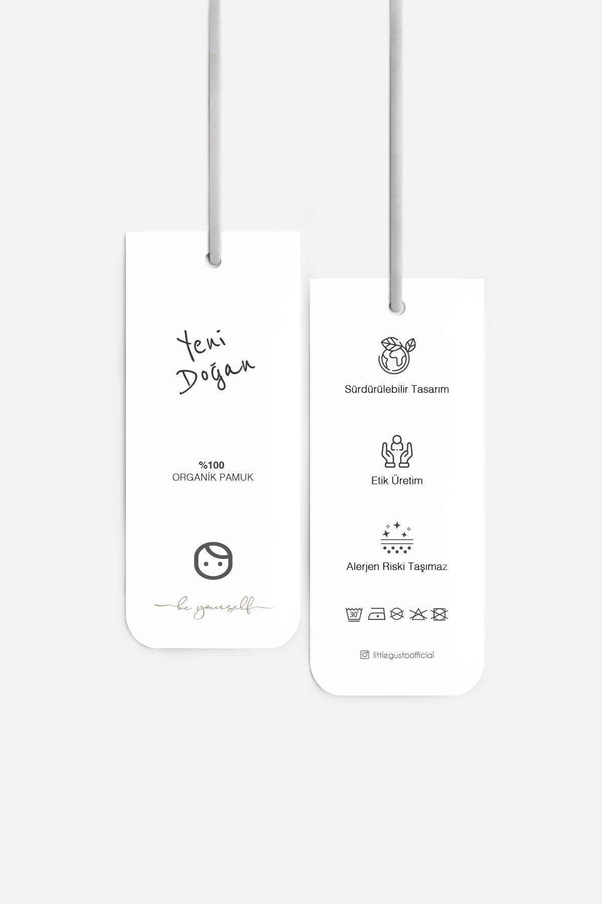 Little Gusto Yenidoğan Eldiven Ekru Organik Pamuk fotoğrafı 3 (önizleme)