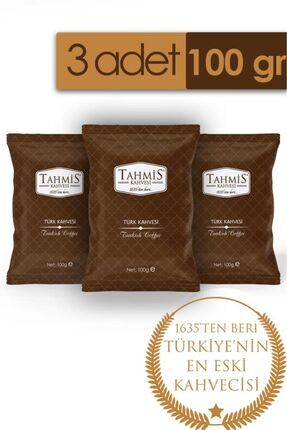 Tahmis Türk Kahvesi 100 Gr 3'lü Paket Orta Kavrulmuş