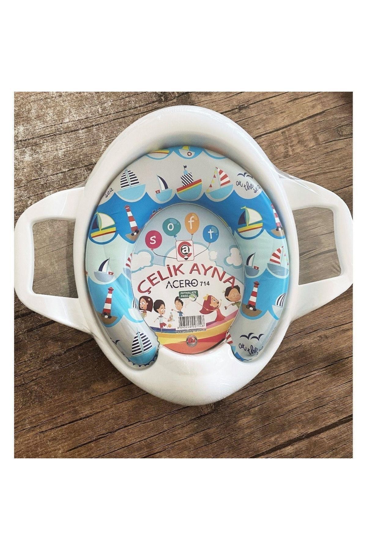 Çelik Ayna 714 Tutmalı Çocuk Klozet Kapağı