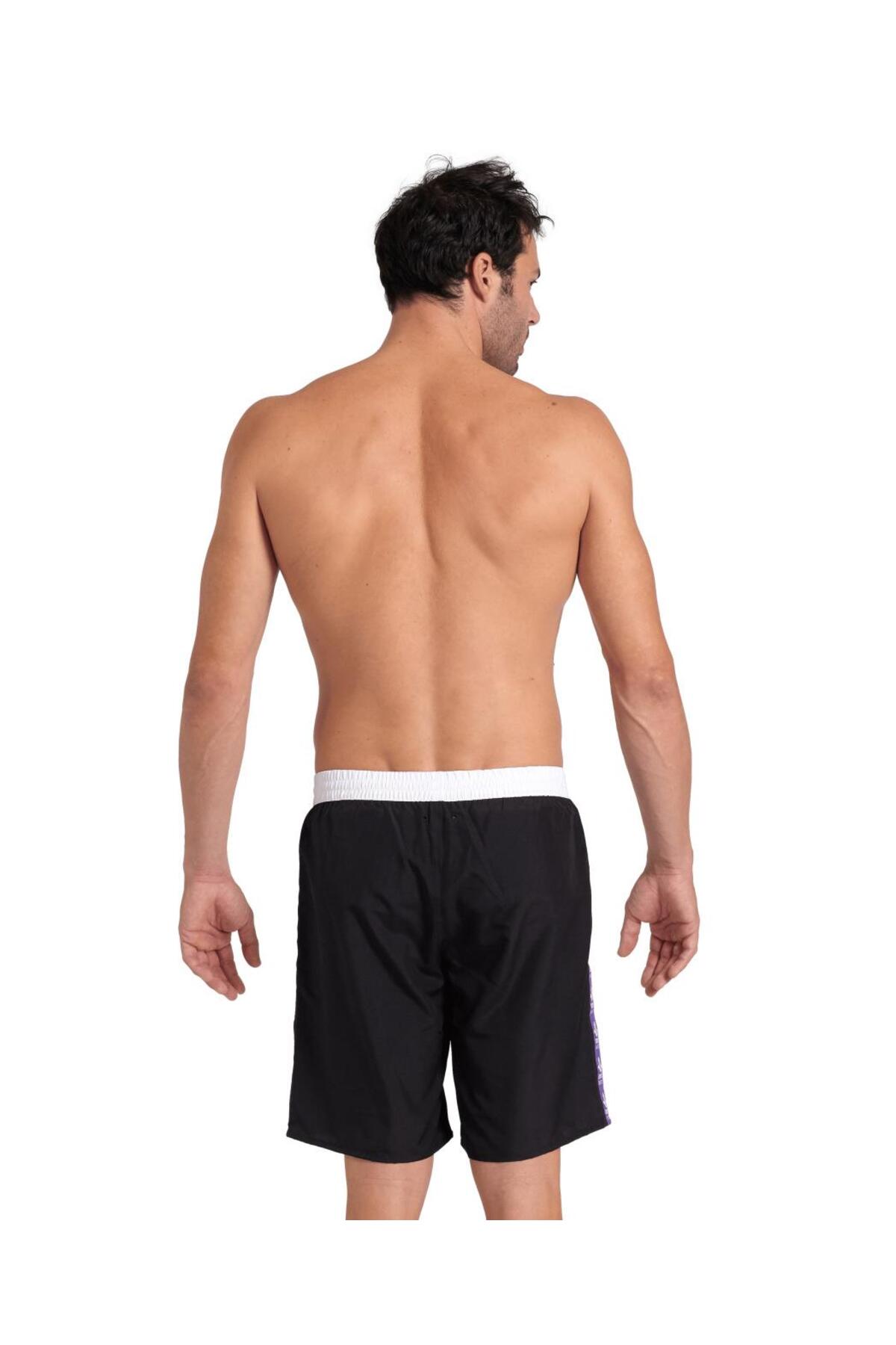 مایو شنا آرنا مردانه  سفید  طرح دار      Beachwear | ARENA TYCB89D8301E87E100 - تصویر 2