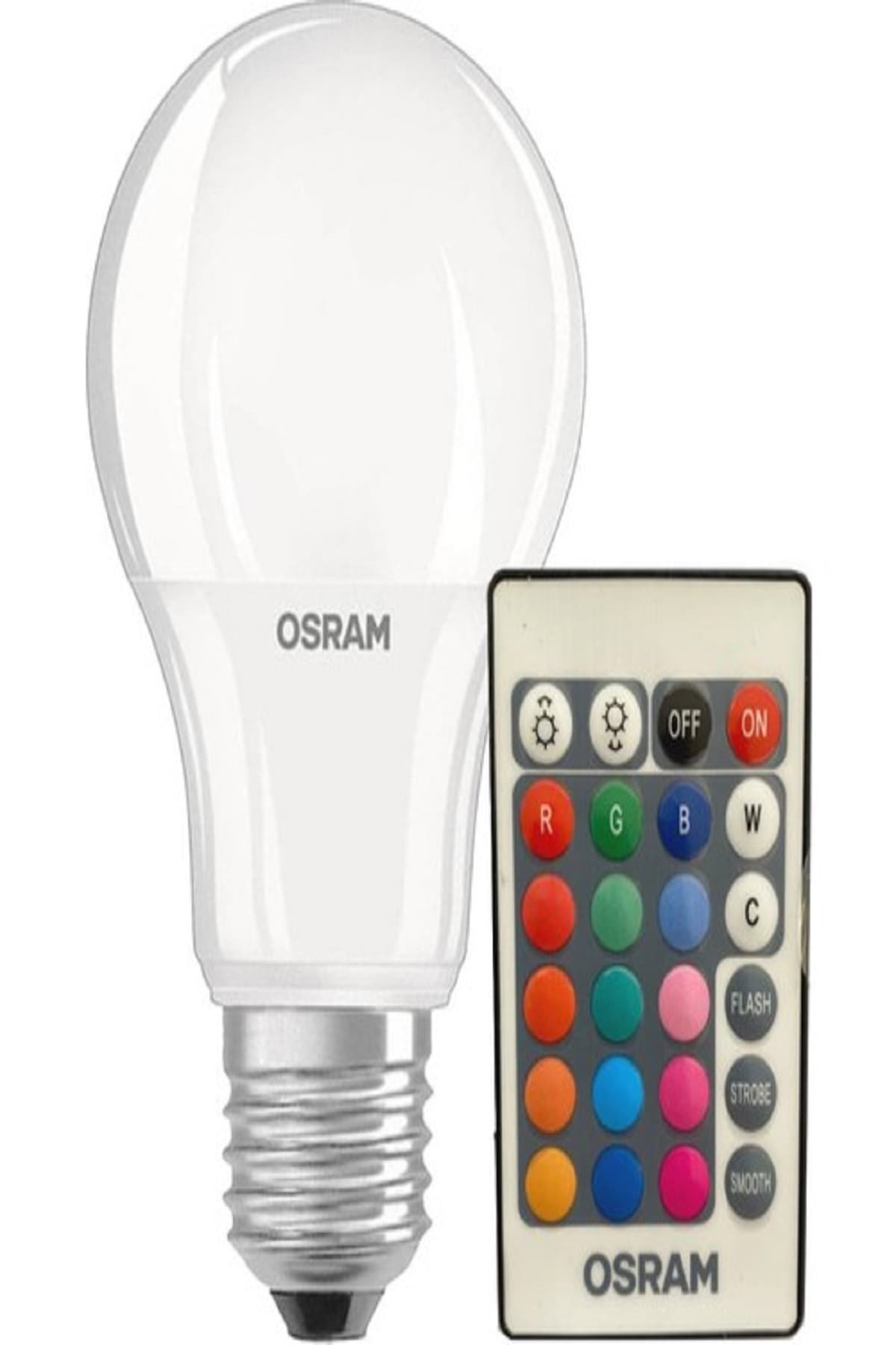 Osram 9W 806 LM E27 LED RGB Uzaktan Kumandalı Renk Değiştiren Ampul