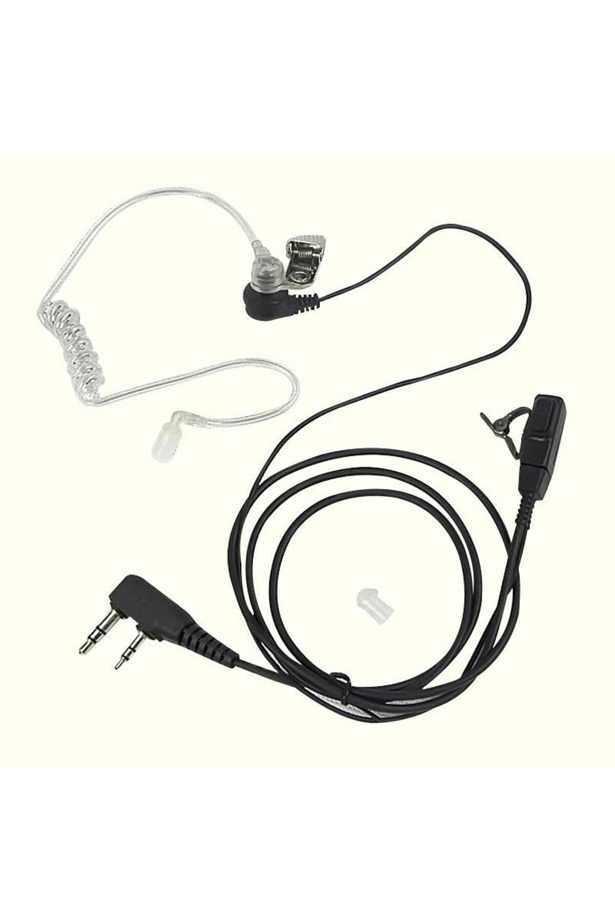 WLN PMR-446 Telsiz Kulaklığı  Spiral Arkalıklı Akustik Telsiz Kulaklık