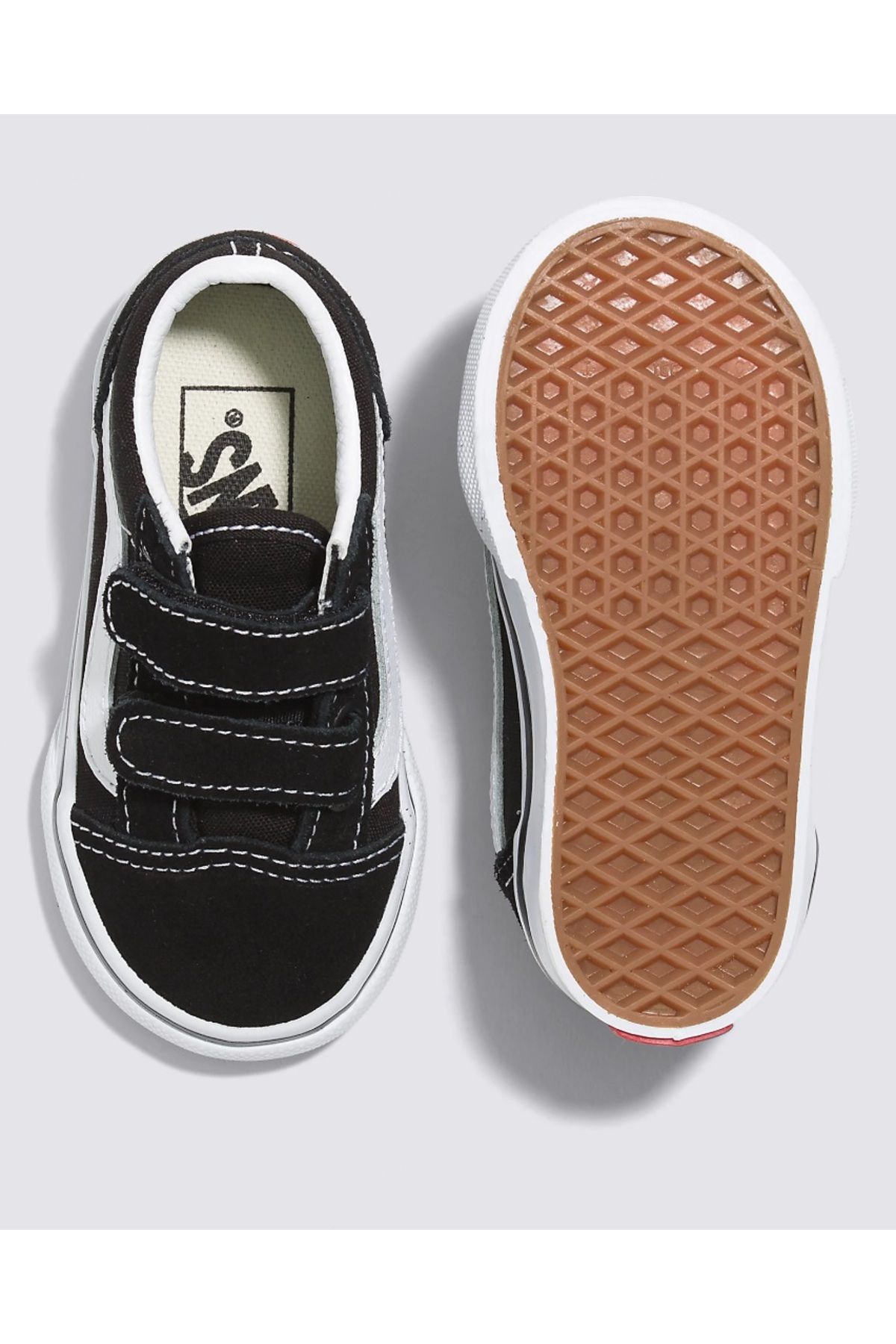 Toddler black velcro vans new arrivals