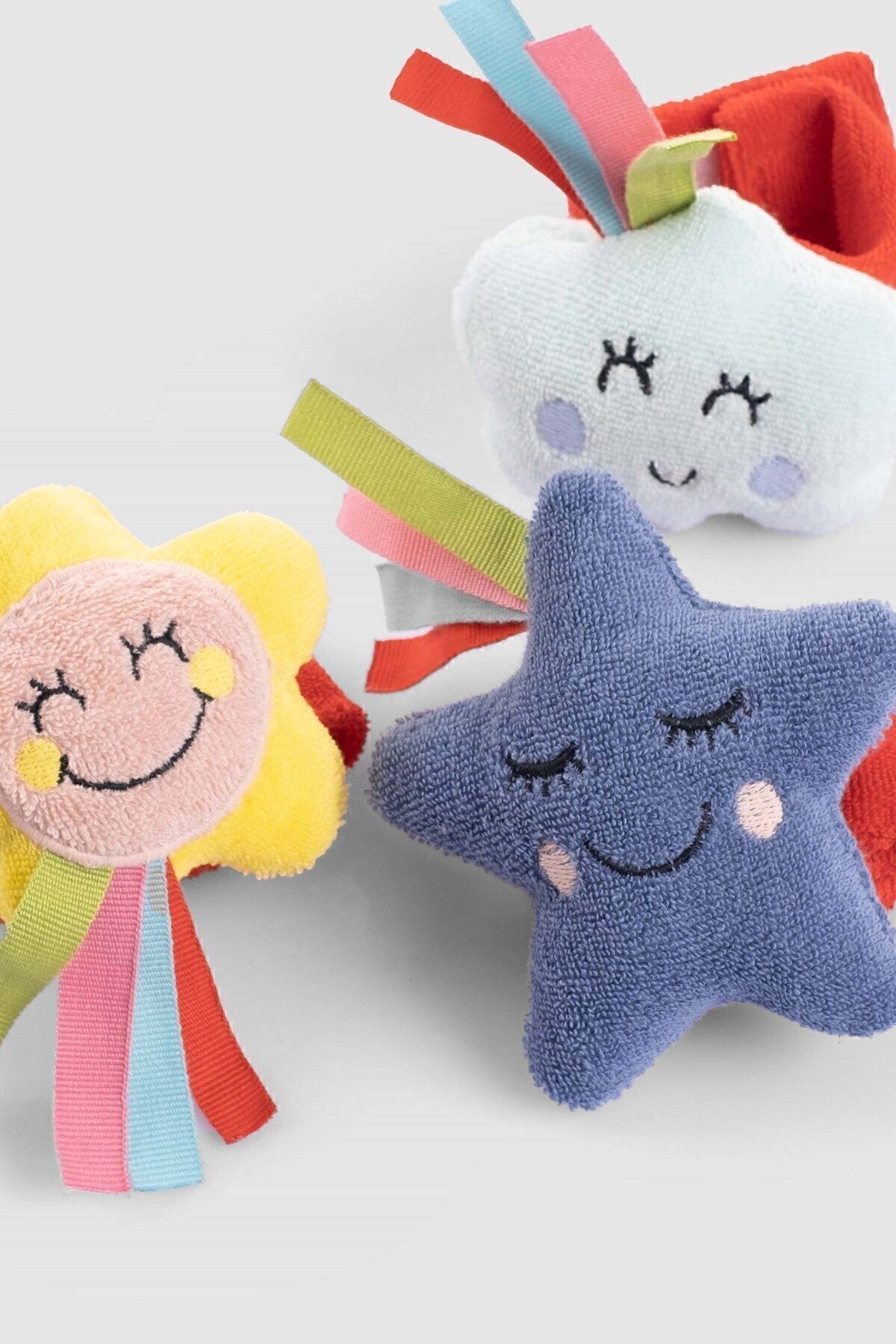 Little Gusto Organik Pamuklu Çıngıraklı Bileklik Seti fotoğrafı 4 (önizleme)