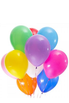 Elif mağazacılık Parti paketi Karışık renkli 25 Adet Balon