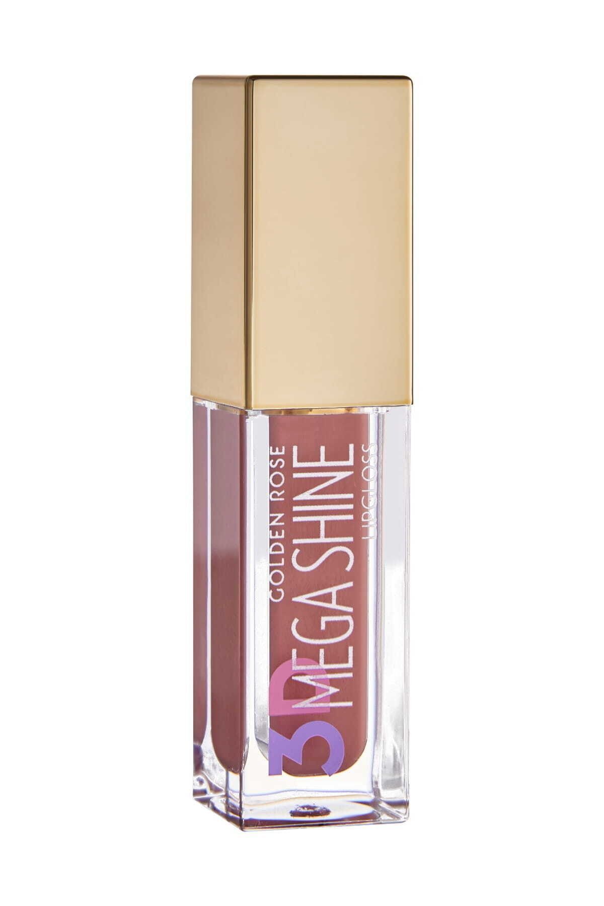 3d Mega Shine Lipgloss No: 107 - Lip Glass Colorful - 8691190494681 Golden Rose
