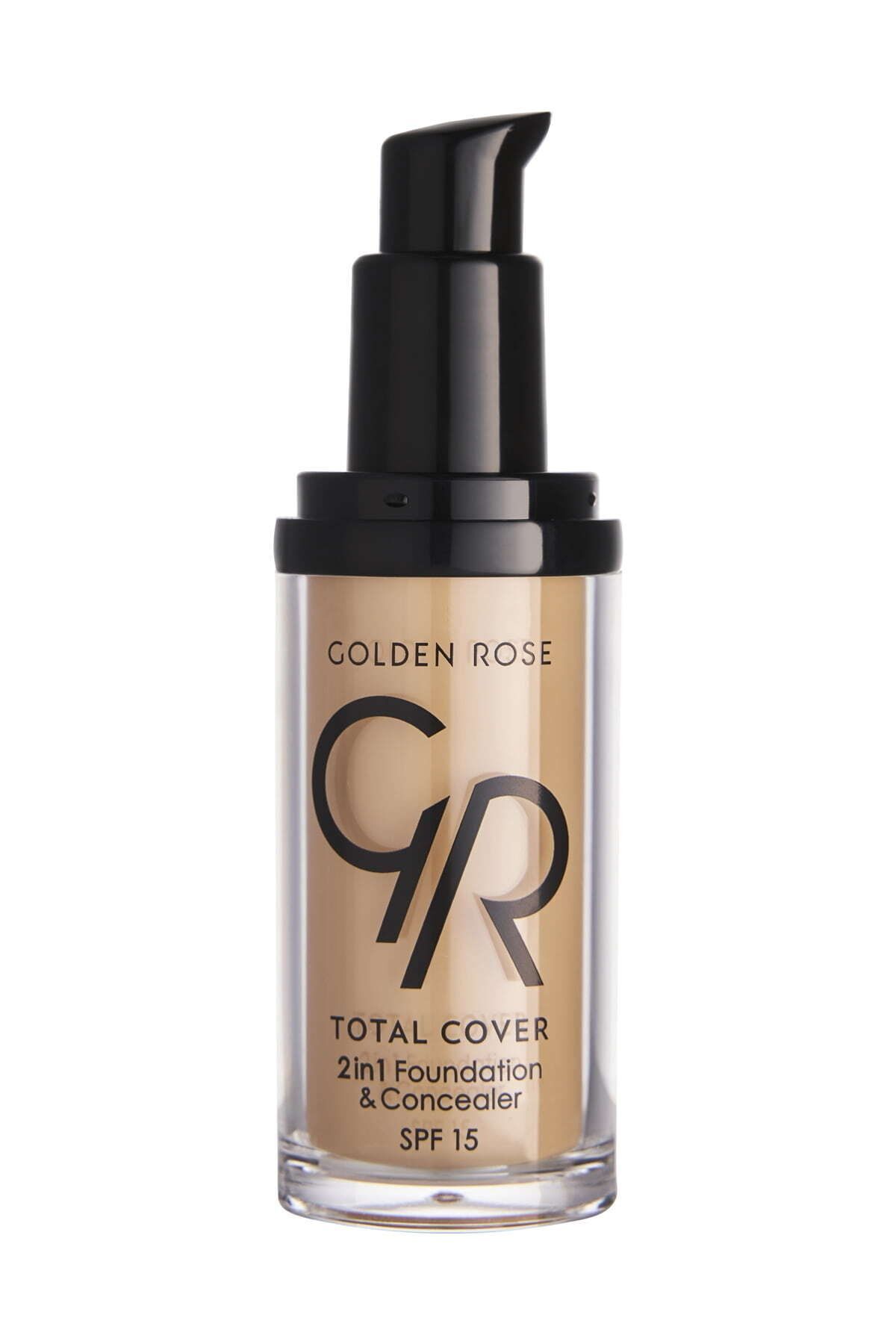 فونداسیون و کانسیلر Total Cover 2in1 No: 22 Natural Beige - Foundation & Concealer - 8691190963828 Golden Rose