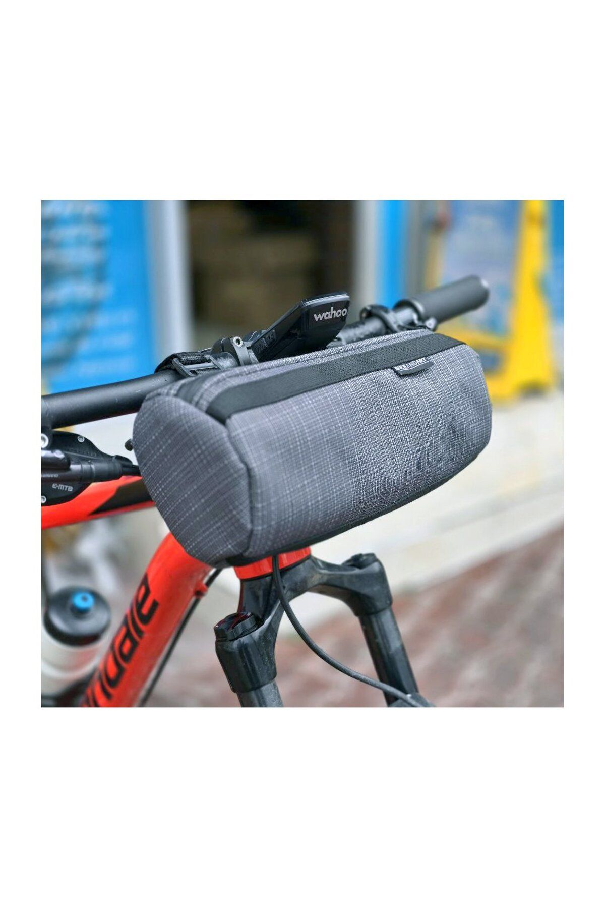 Bike And Art-E-Bike Gravel Road - Bicycle Cylinder and Handlebar Bag 4