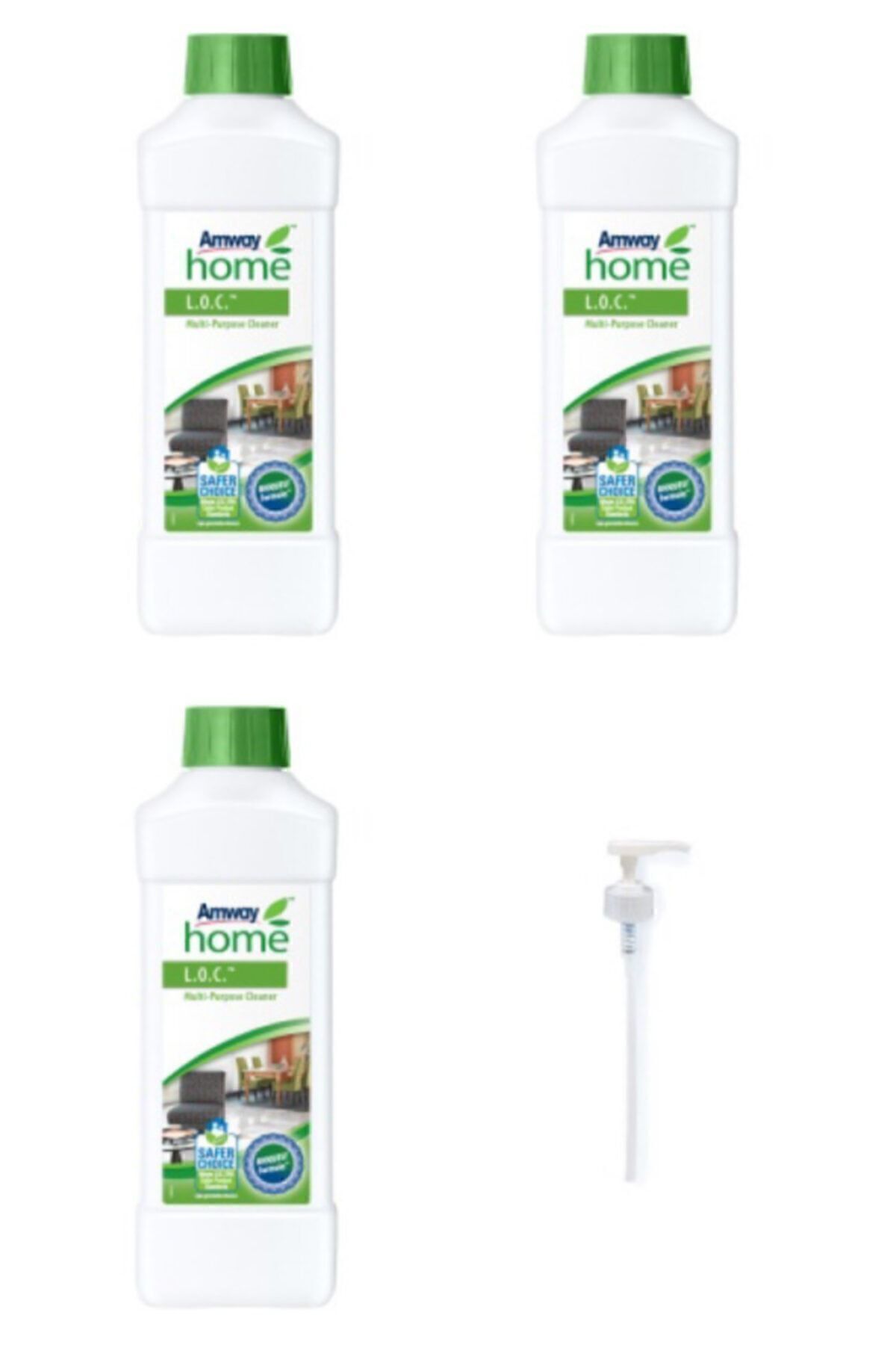 Amway 3’lü 1litre Home Loc ve 1 Adet Pompa Avantajlı Paket