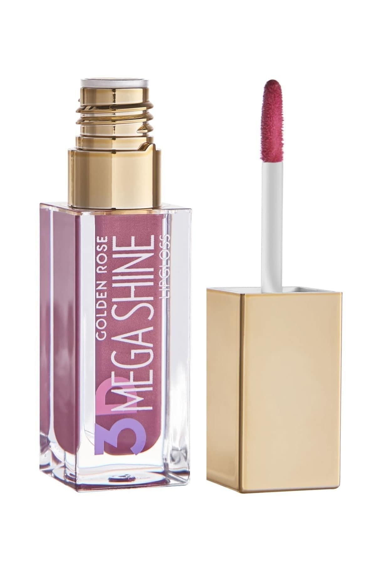 3d Mega Shine Lipgloss No: 118 Shimmer - Pearlescent Lip Gloss - 8691190494797 Golden Rose