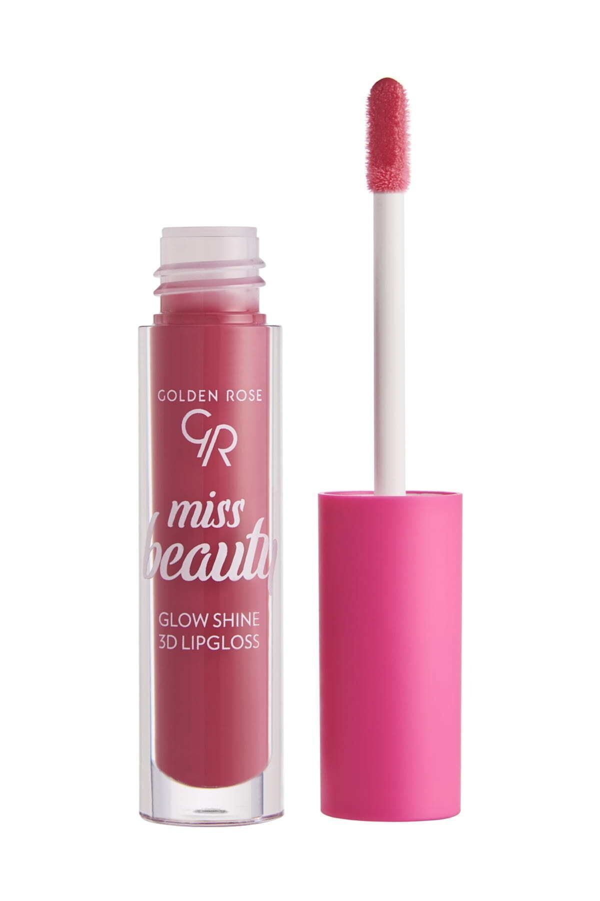 براق لب سه بعدی Miss Beauty Glow Shine No: 04 Pink Dream - Lip Gloss - 8691190442699 Golden Rose