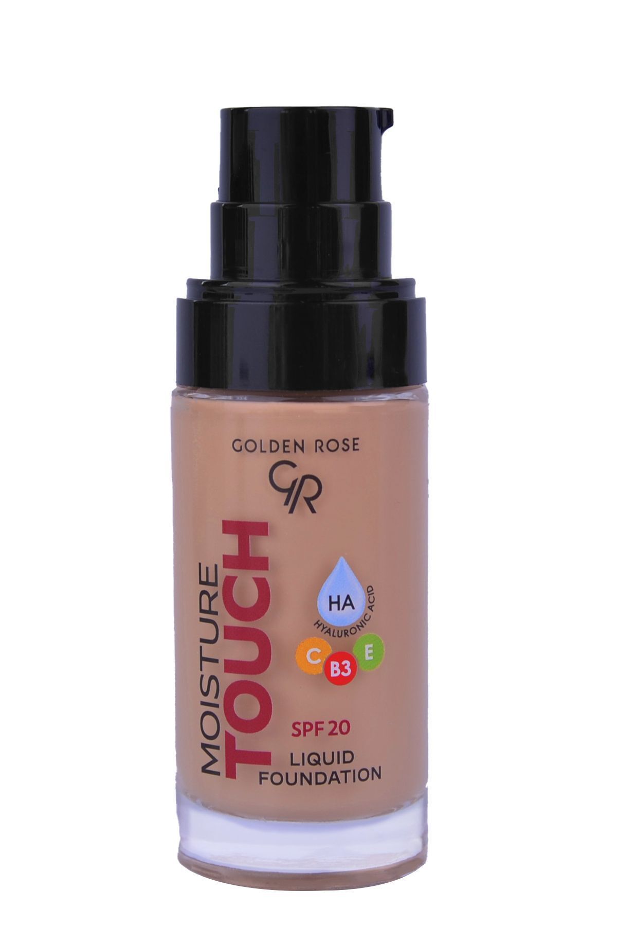 فونداسیون مایع Moisture Touch Spf20 No: 111 Foundation with Moisturizing - 8691190533762 Golden Rose