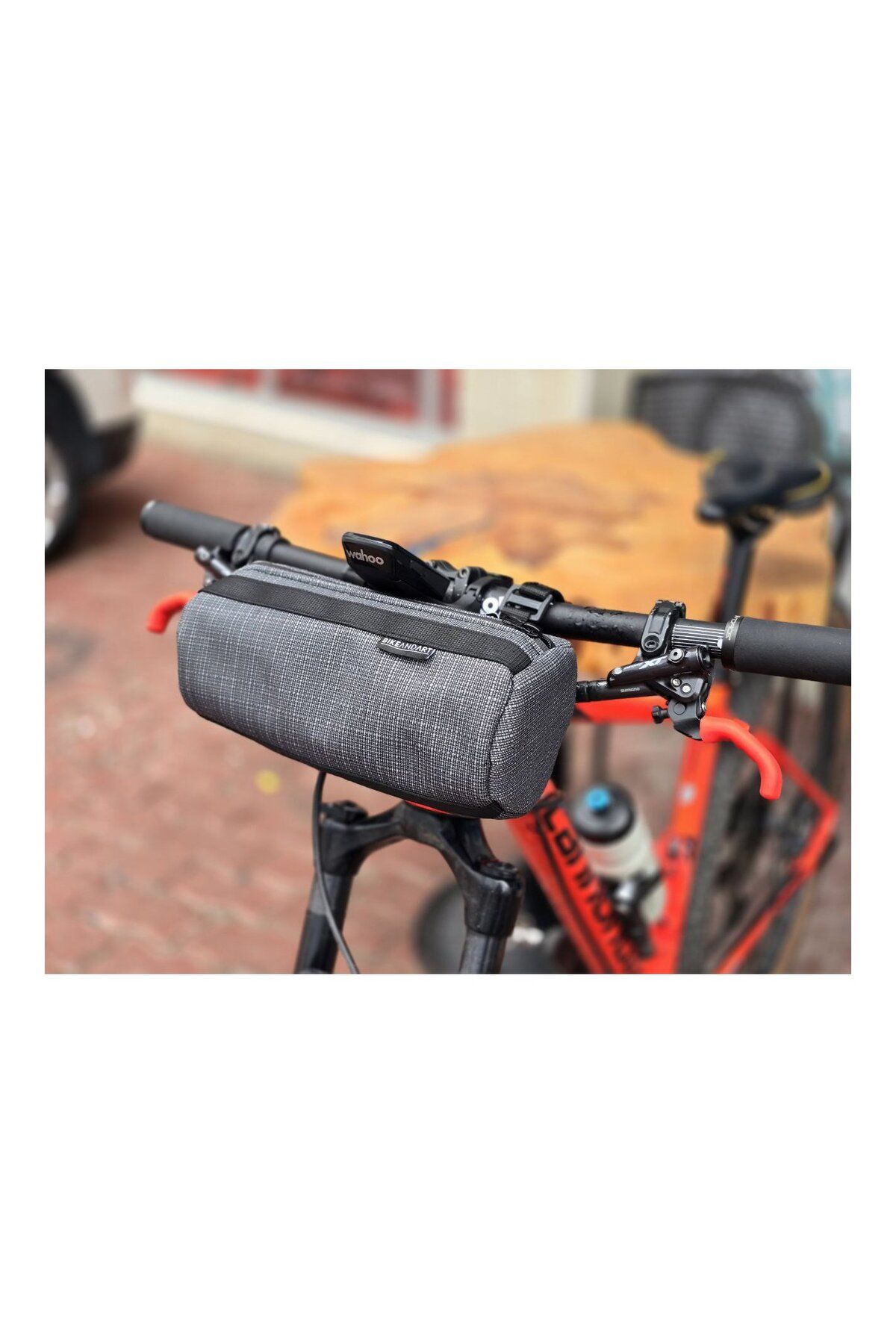 Bike And Art-E-Bike Gravel Road - Bicycle Cylinder and Handlebar Bag 1