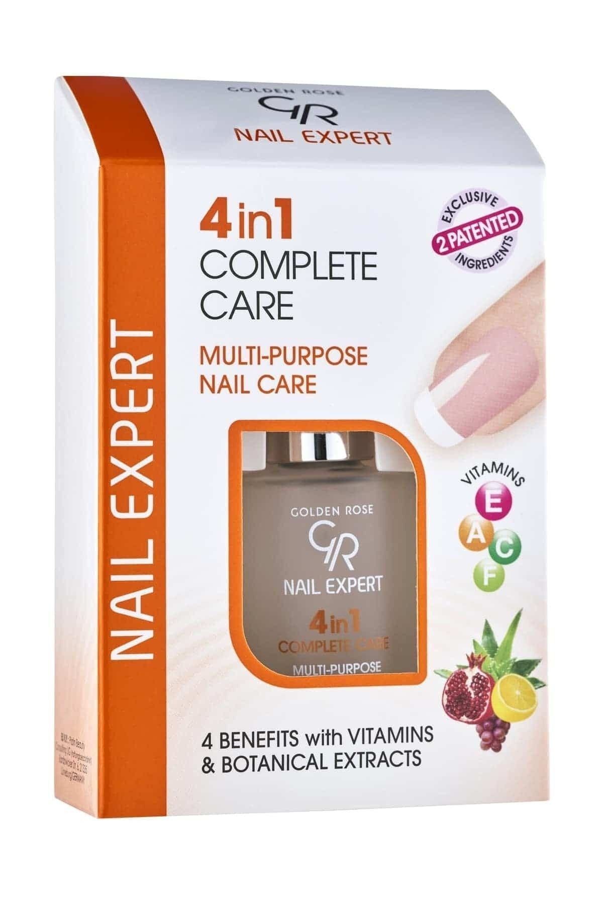 Nail Expert 4in1 Complete Care چند منظوره - محافظ ناخن 4 در 1 - 8691190070120 Golden Rose